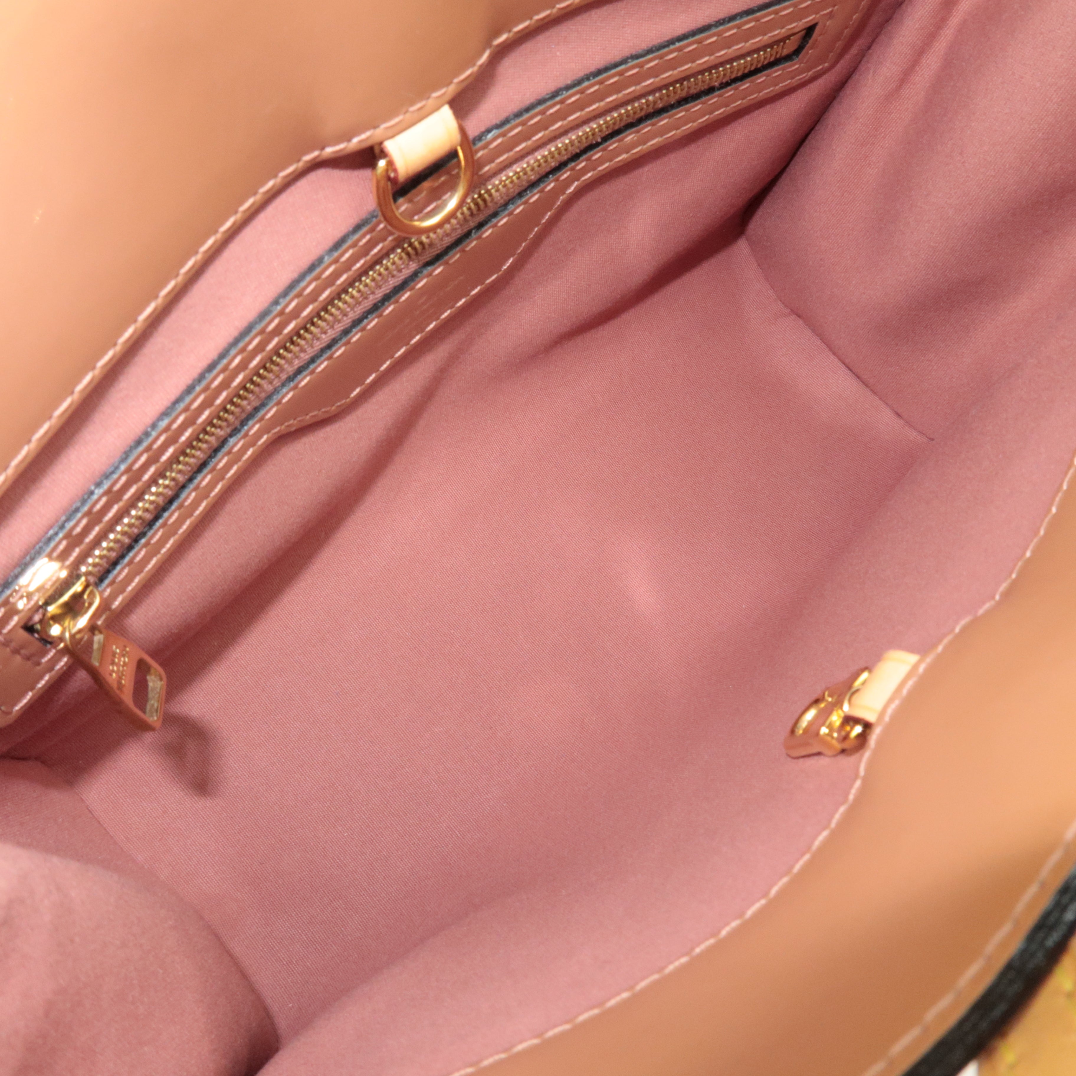 Louis Vuitton Monogram Vernis Catalina BB Tote bag Rose Velours M90015 TJ0163