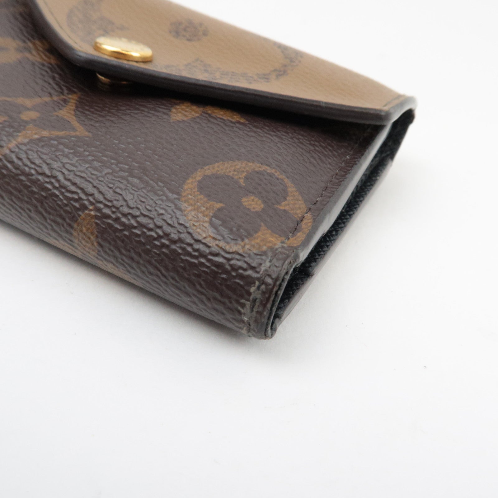 Louis Vuitton Monogram Giant Reverse Portefeuille Zoe Small Wallet M80725 RFID