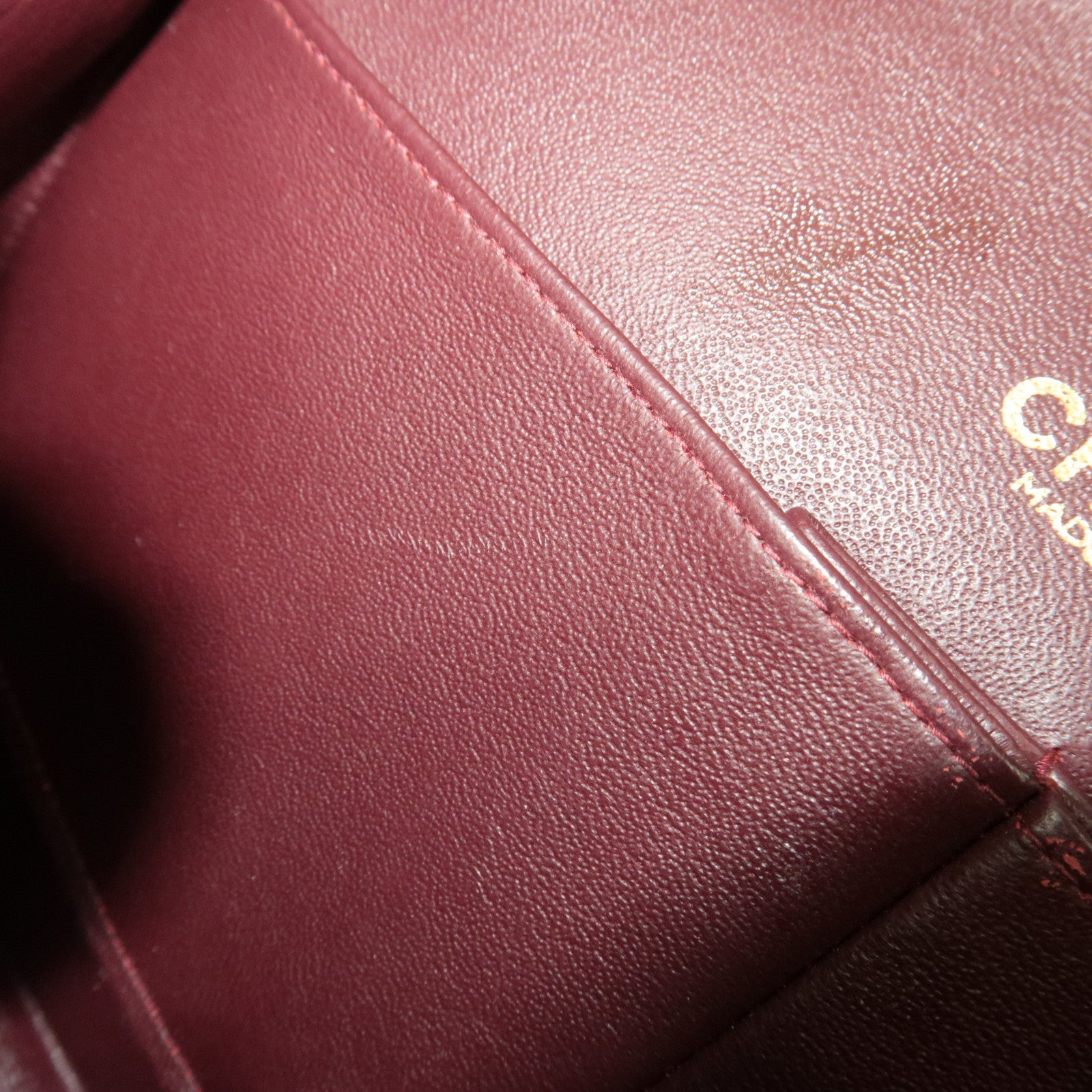 CHANEL Matelasse 25 Double Flap Chain Shoulder Bag Cotton Navy Gold HDW 7129052