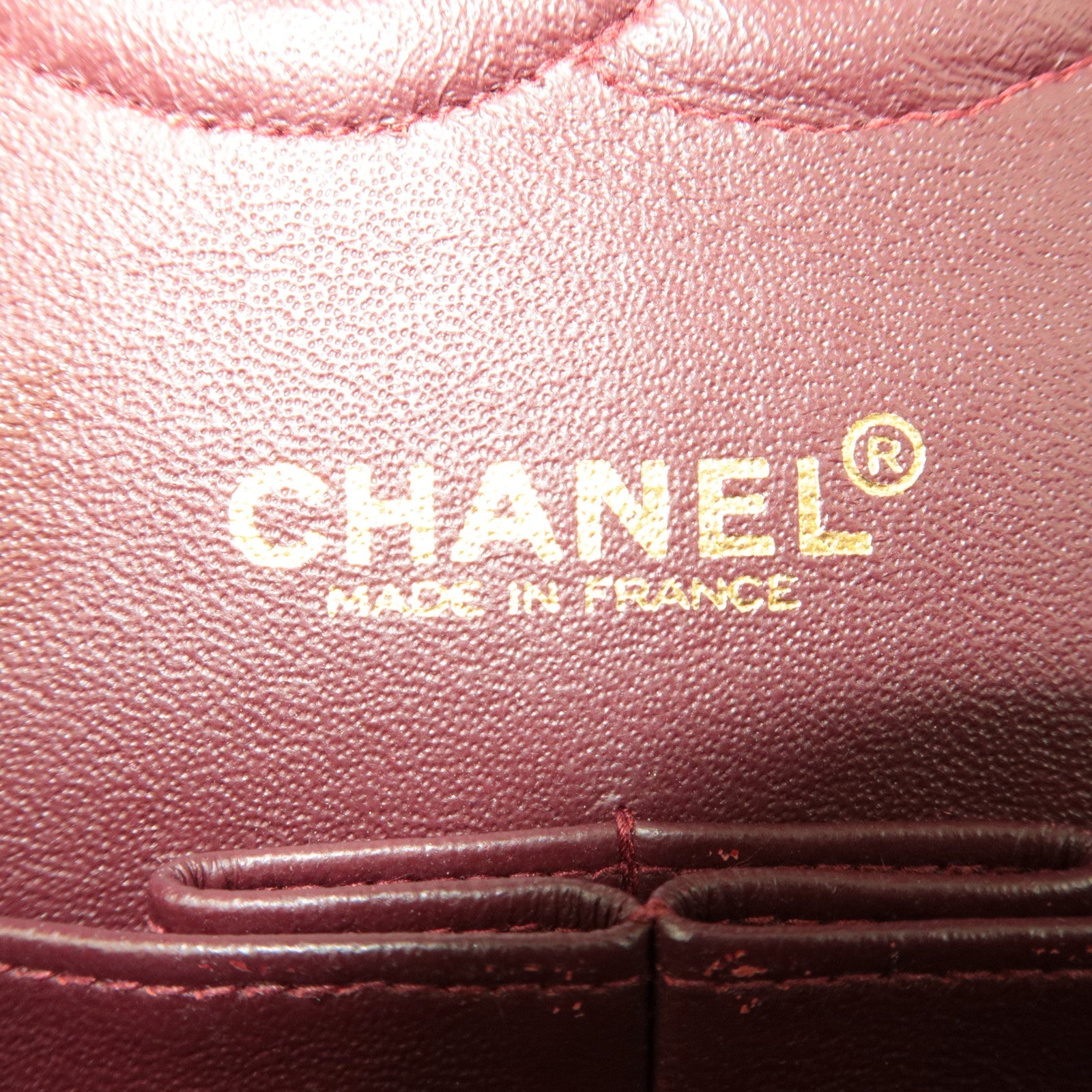 CHANEL Matelasse 25 Double Flap Chain Shoulder Bag Cotton Navy Gold HDW 7129052