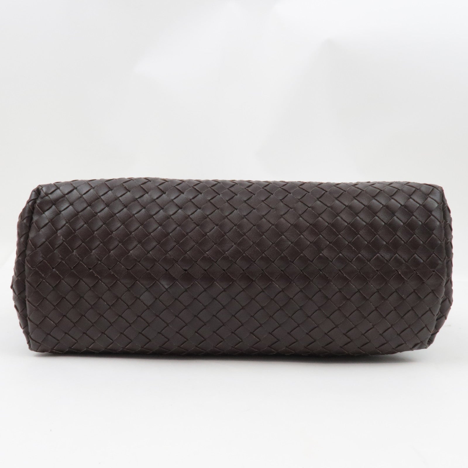 BOTTEGA VENETA Intrecciato Medium Garda Hand Bag Leather Brown 179320 *Dust bag, Mirror