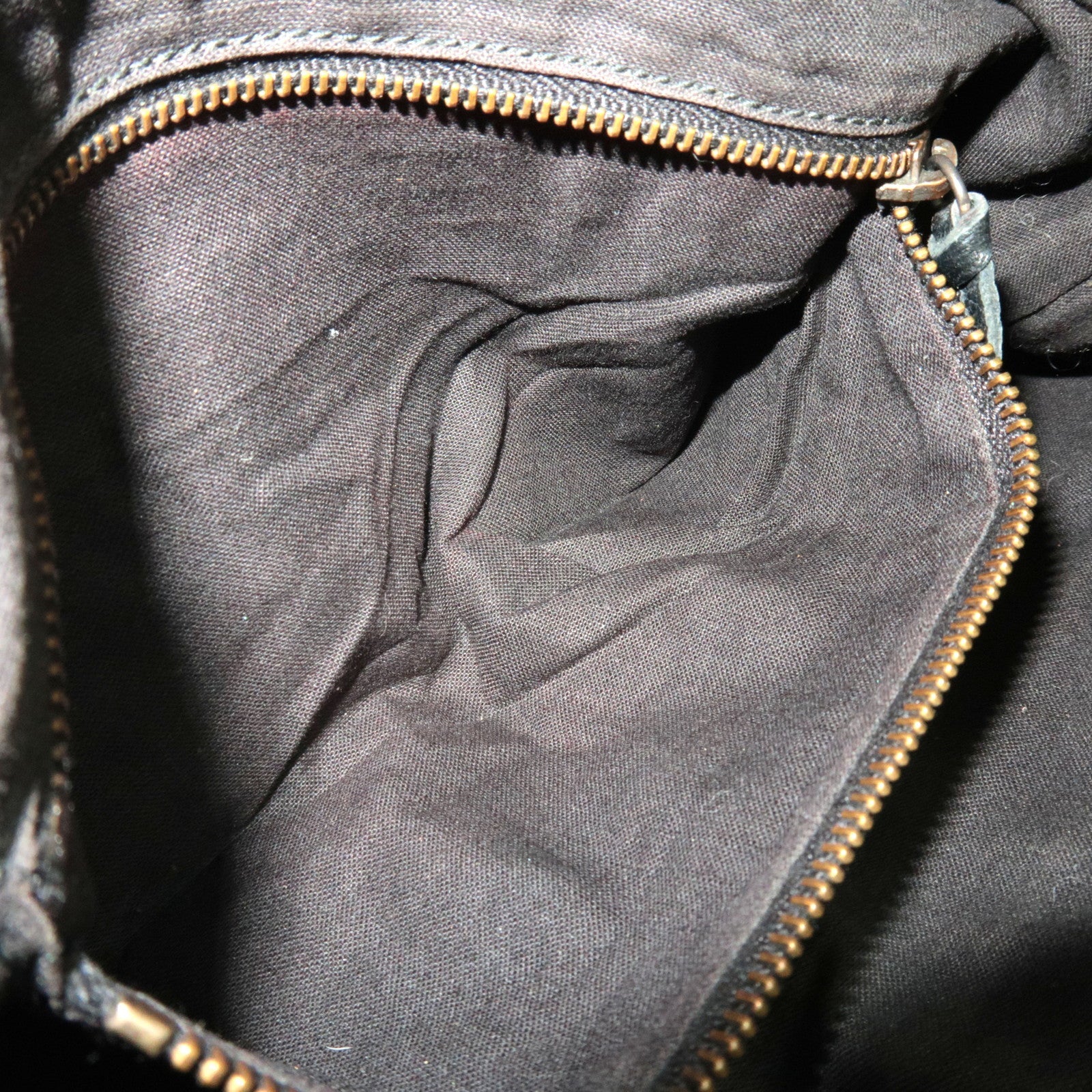 BALENCIAGA The First 2Way Bag Leather Black 103208 *Strap, Mirror