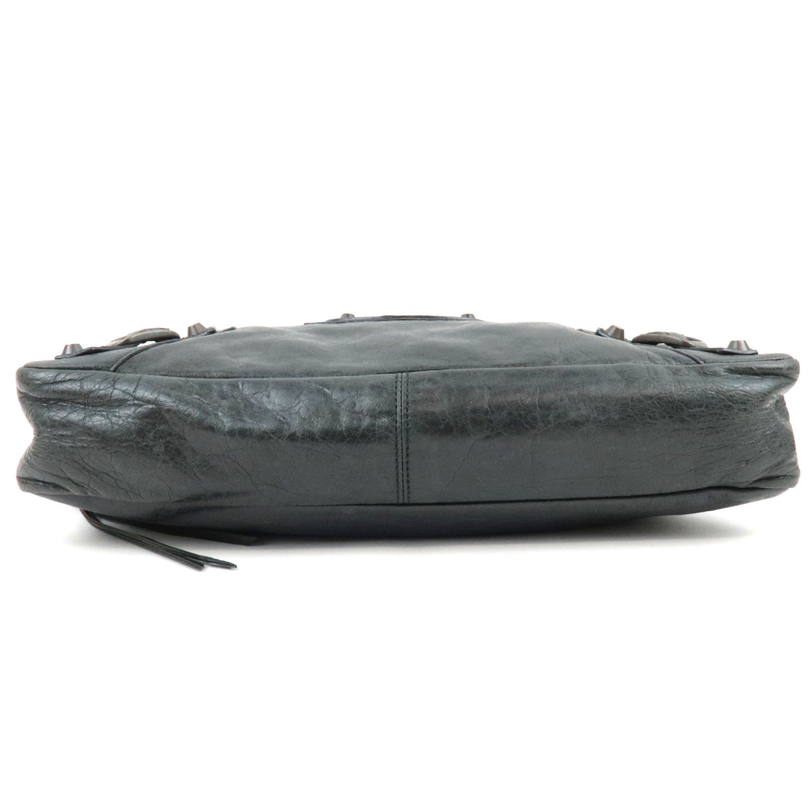 BALENCIAGA The First 2Way Bag Leather Black 103208 *Strap, Mirror