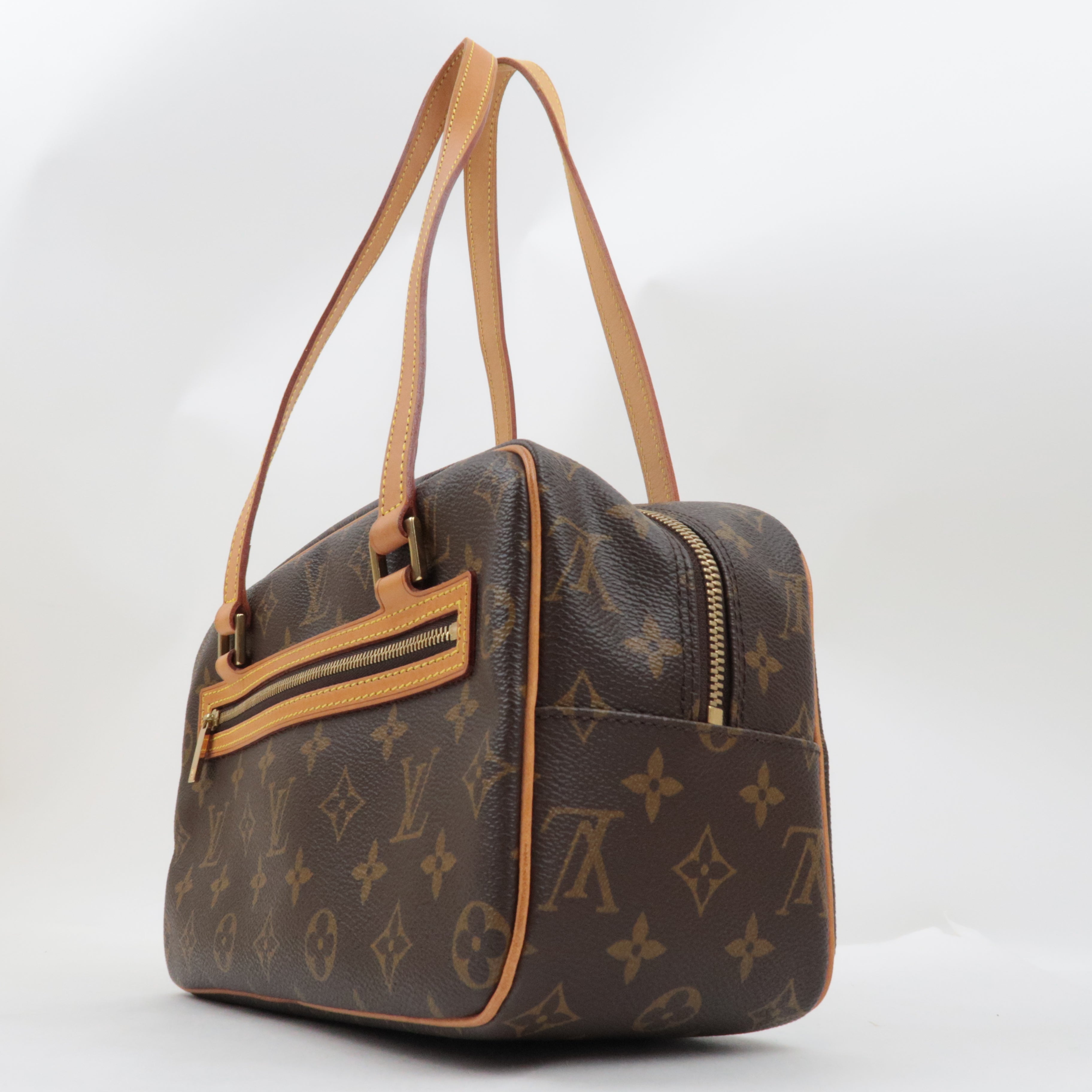 Louis Vuitton Monogram Cite MM Handbag M51182 FL0092 *Dust bag
