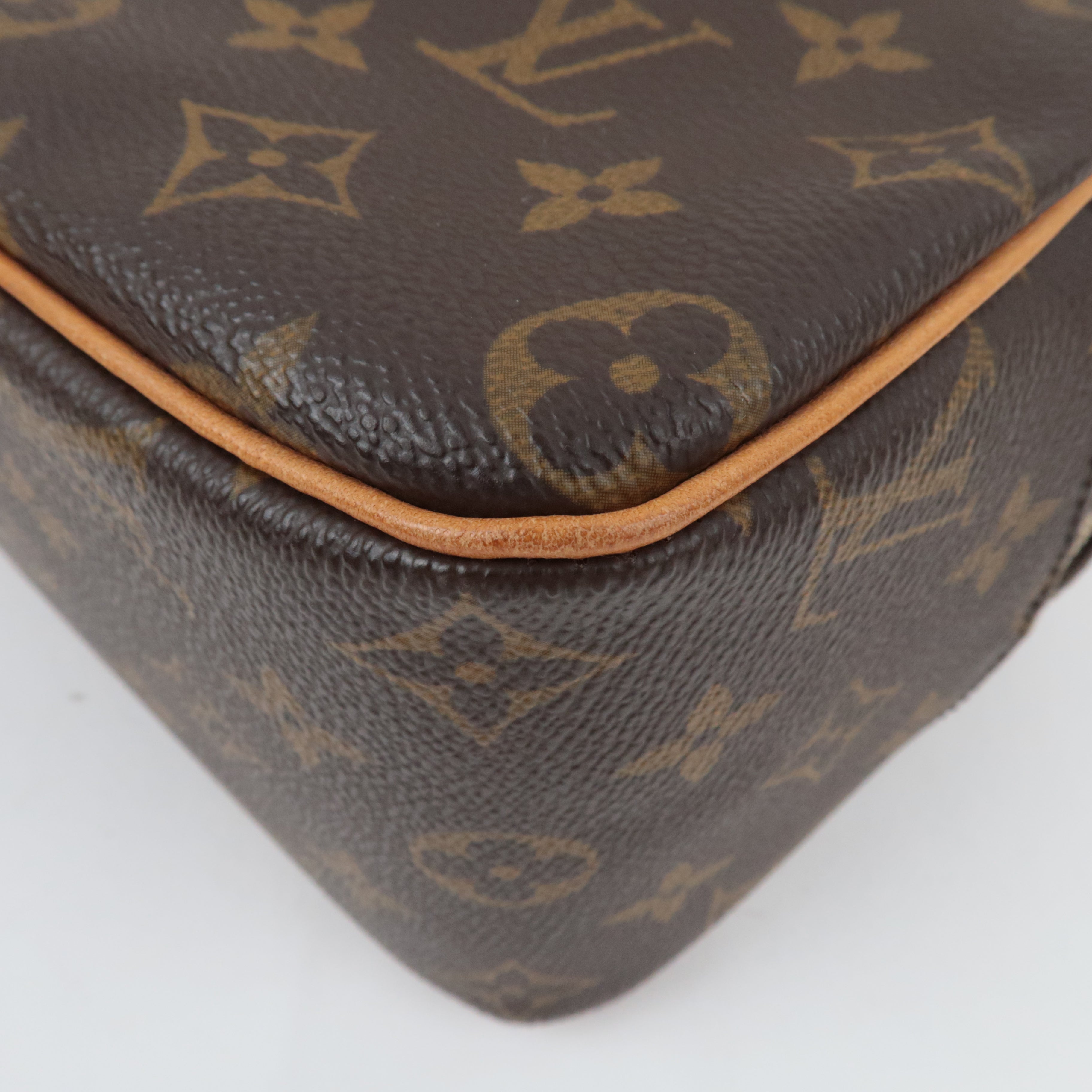 Louis Vuitton Monogram Cite MM Handbag M51182 FL0092 *Dust bag