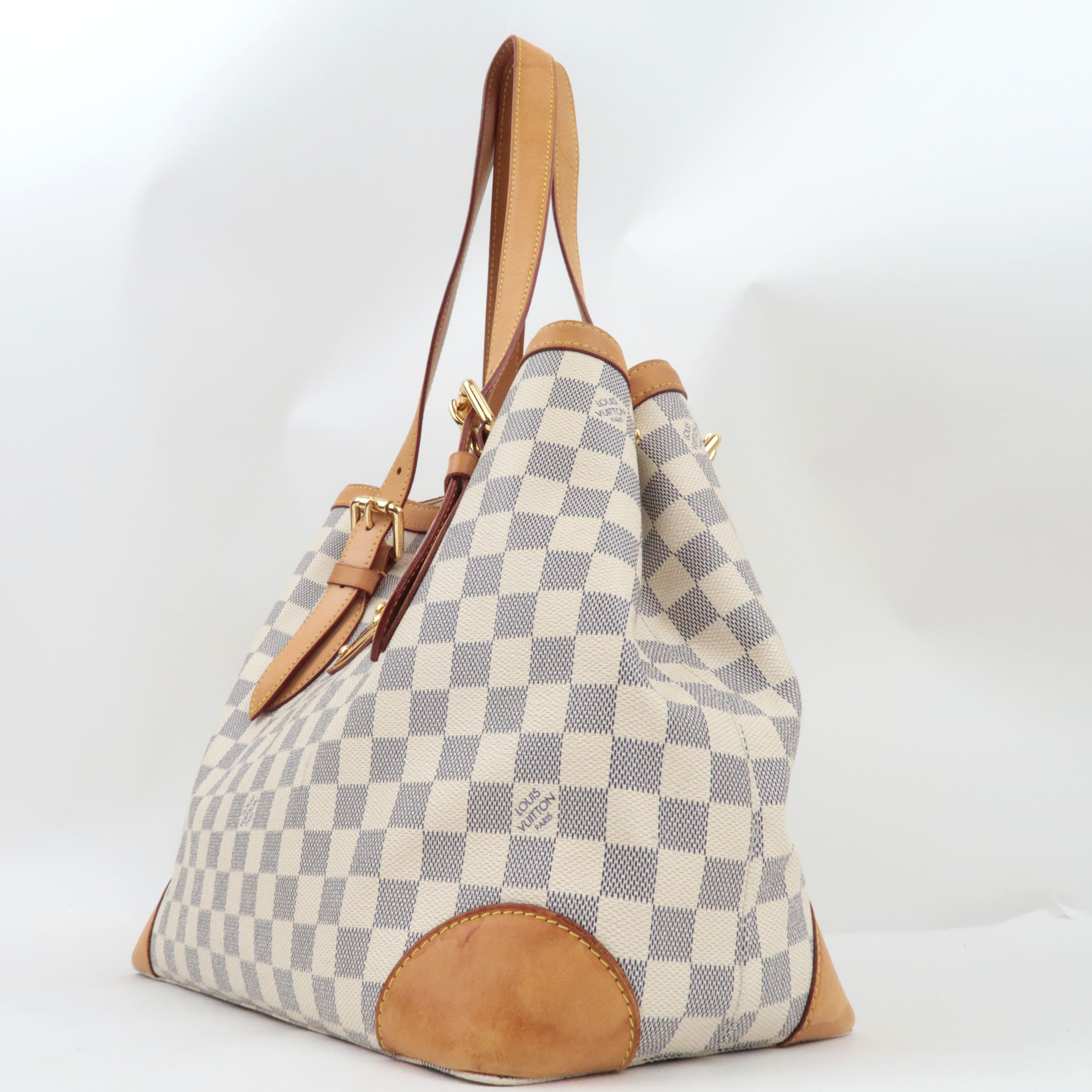 Louis Vuitton Damier Azur Hampstead MM Tote Bag N51206 CA1028