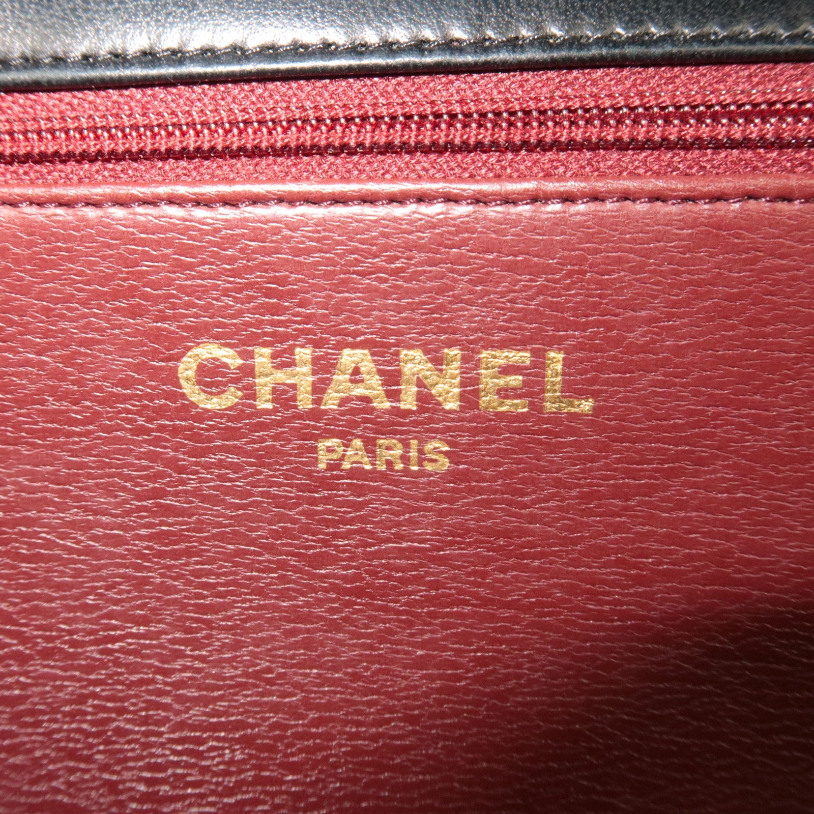 CHANEL Matelasse Full Flap 23 Chain bag Lambskin Black *Dust bag