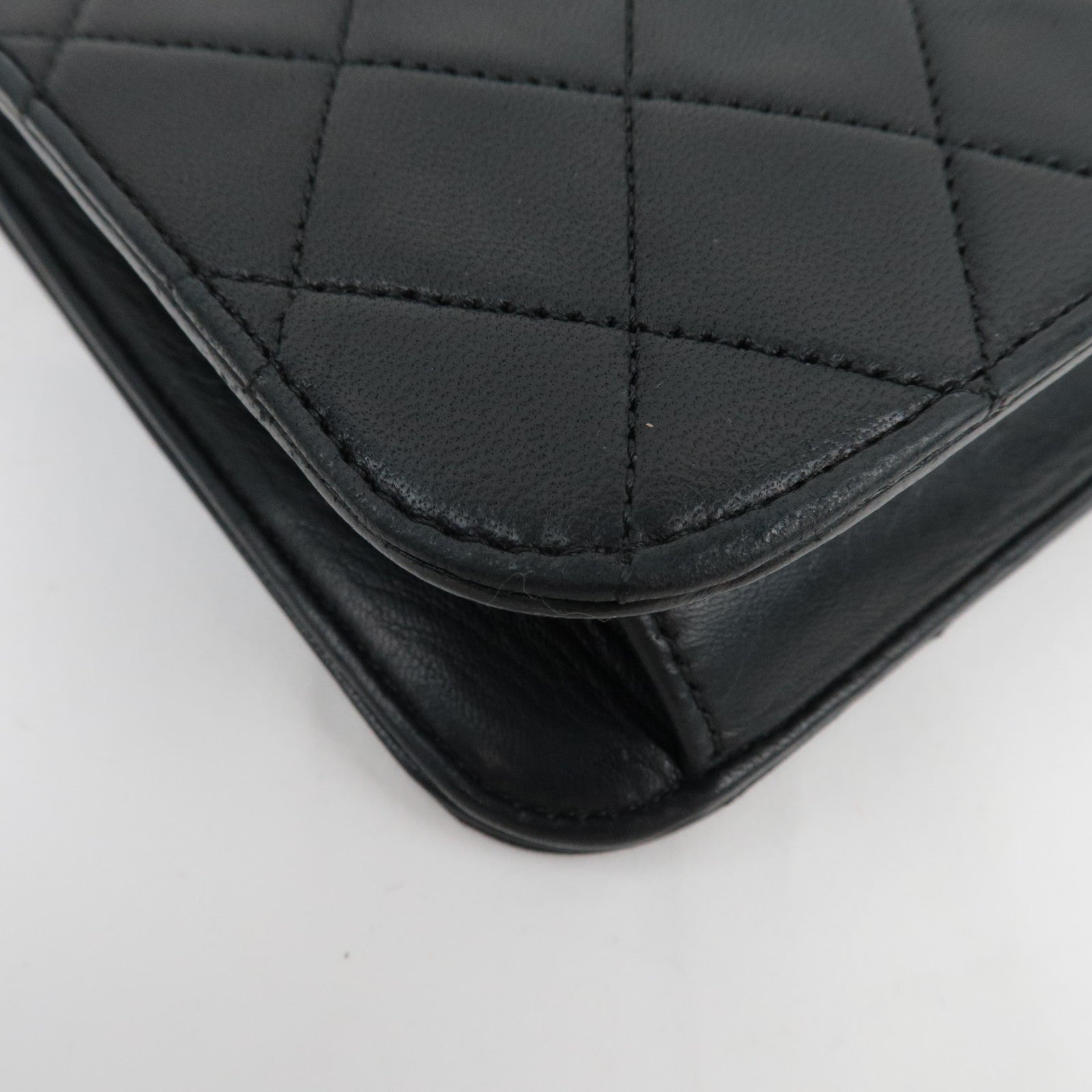 CHANEL Matelasse Full Flap 23 Chain bag Lambskin Black *Dust bag