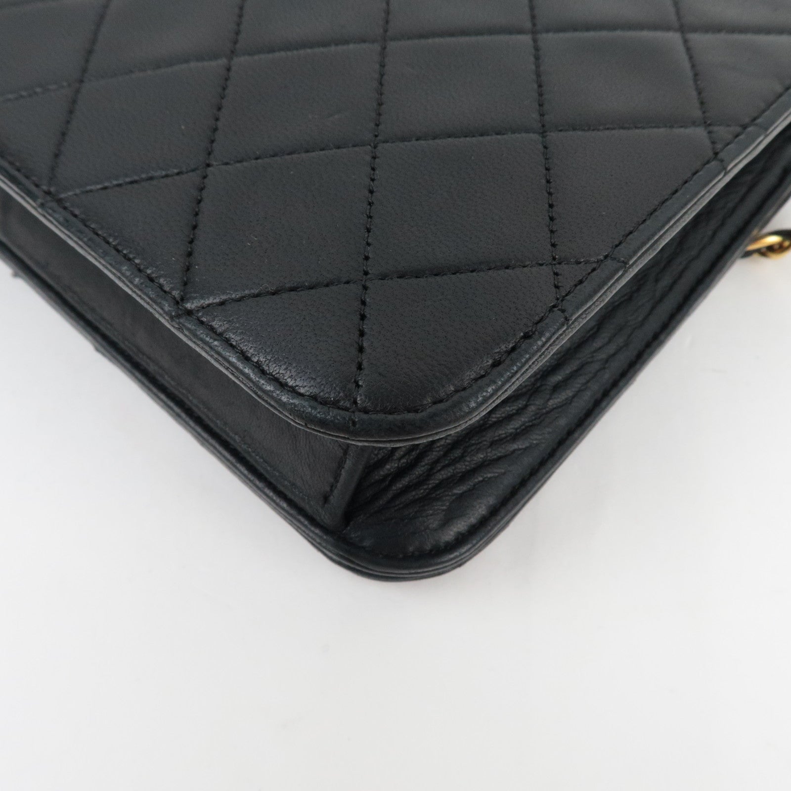 CHANEL Matelasse Full Flap 23 Chain bag Lambskin Black *Dust bag