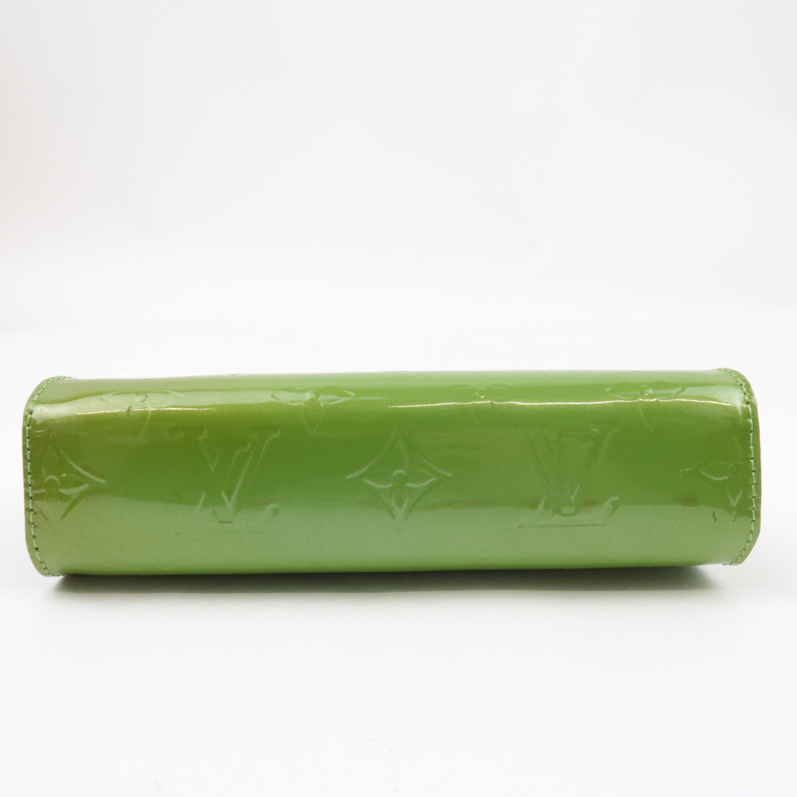Louis Vuitton Monogram Vernis Trousse Cosmetic Cosmetic Pouch Vert Tonic M93649 SN4078 *Dust bag