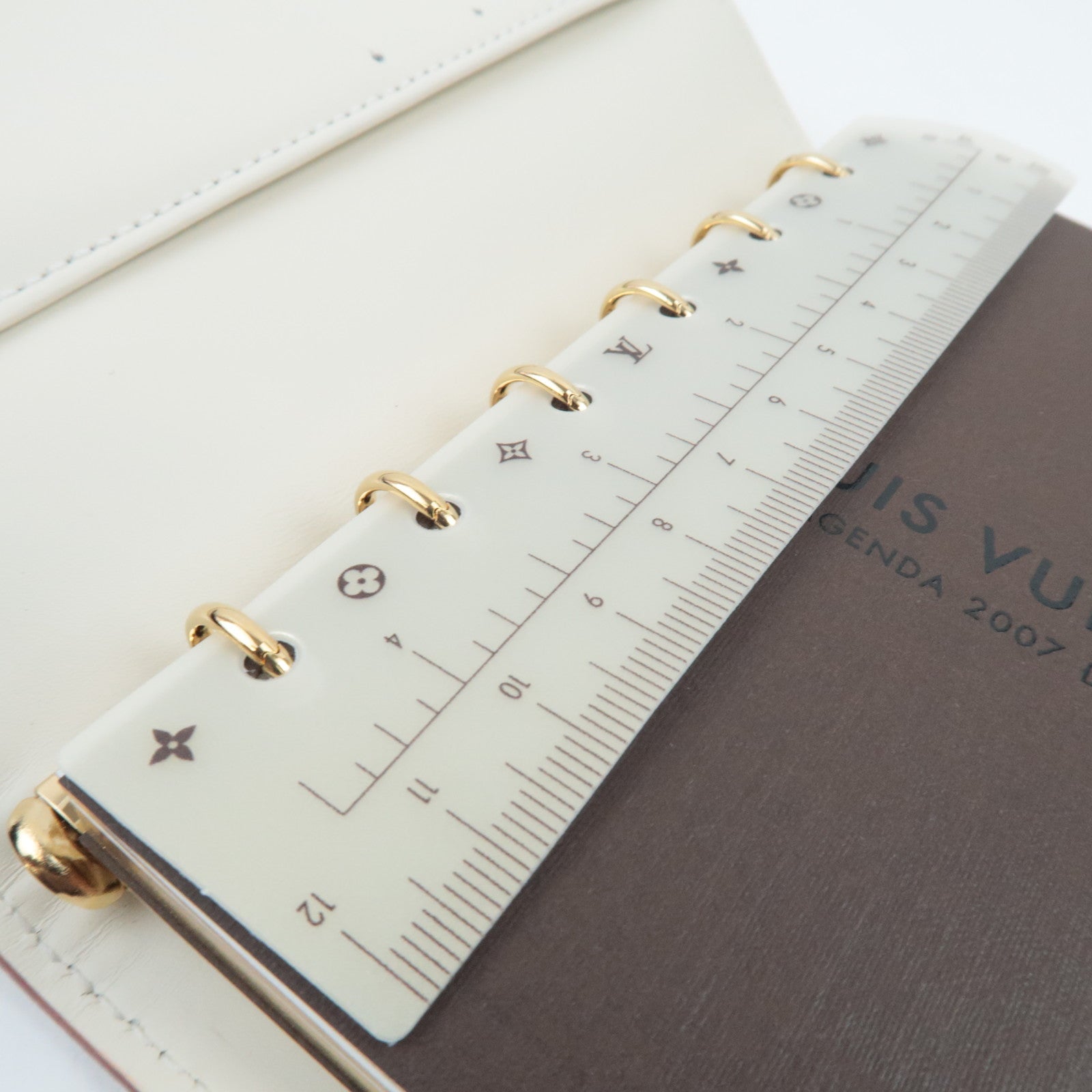 Louis Vuitton Suhali Agenda PM Planner Cover Blanc R20888 CA1006 *Box, Dust bag