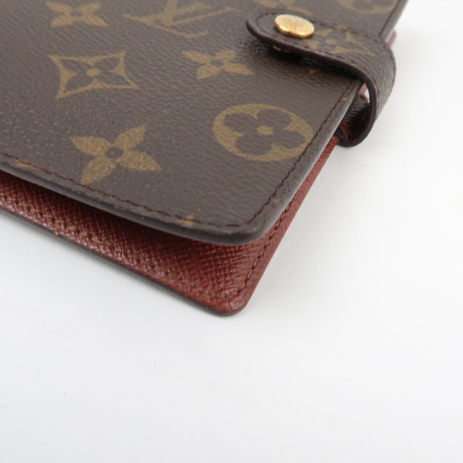 Louis Vuitton Monogram Agenda PM Planner Cover R20005 CA1000