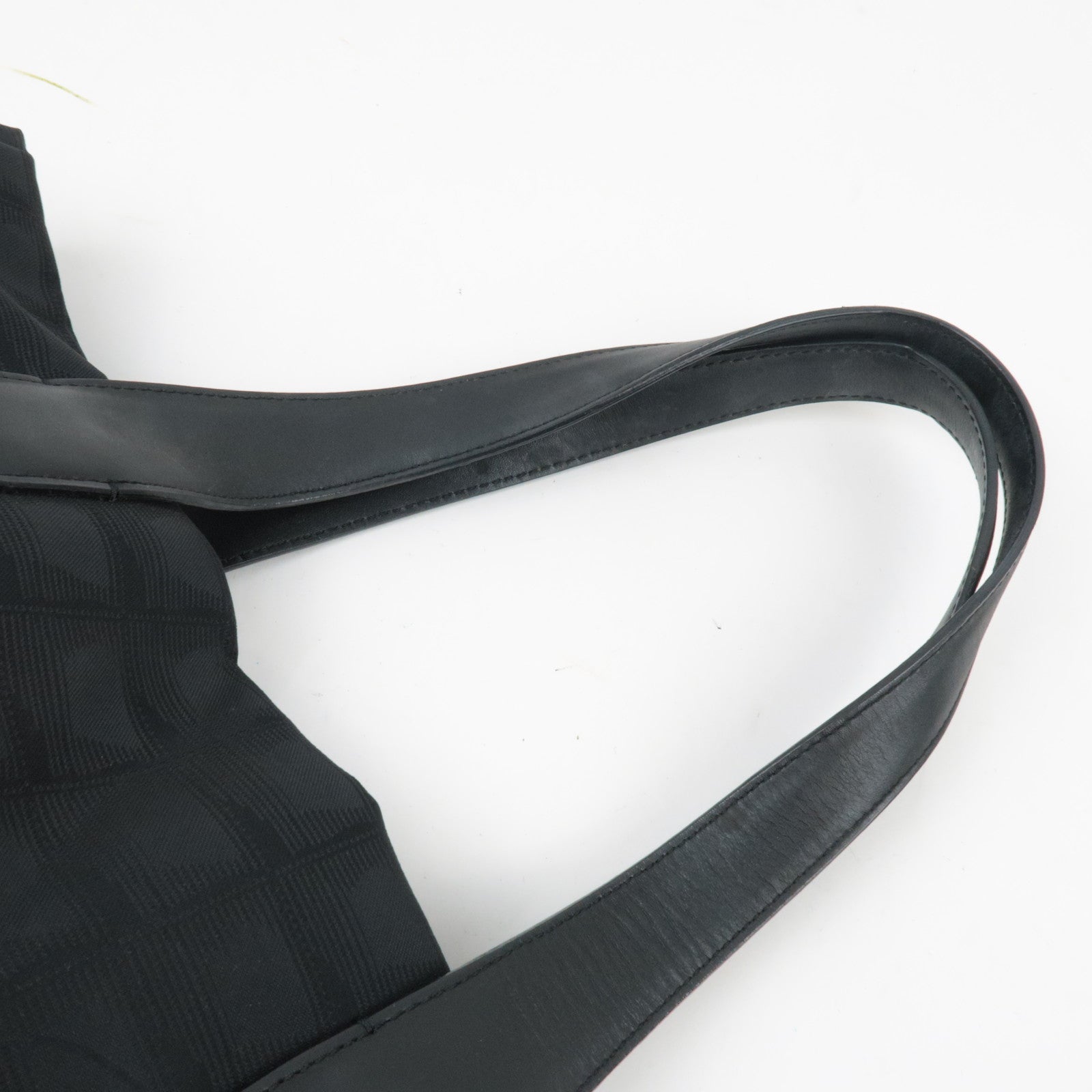 CHANEL New Travel Line MM Tote Bag Nylon Jacquard Black A15991 *Guarantee Card