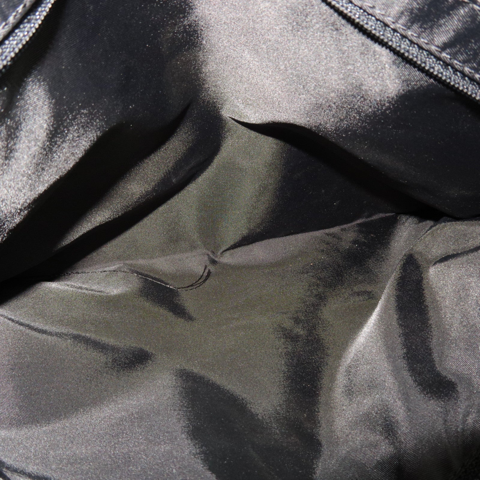 CHANEL New Travel Line MM Tote Bag Nylon Jacquard Black A15991 *Guarantee Card