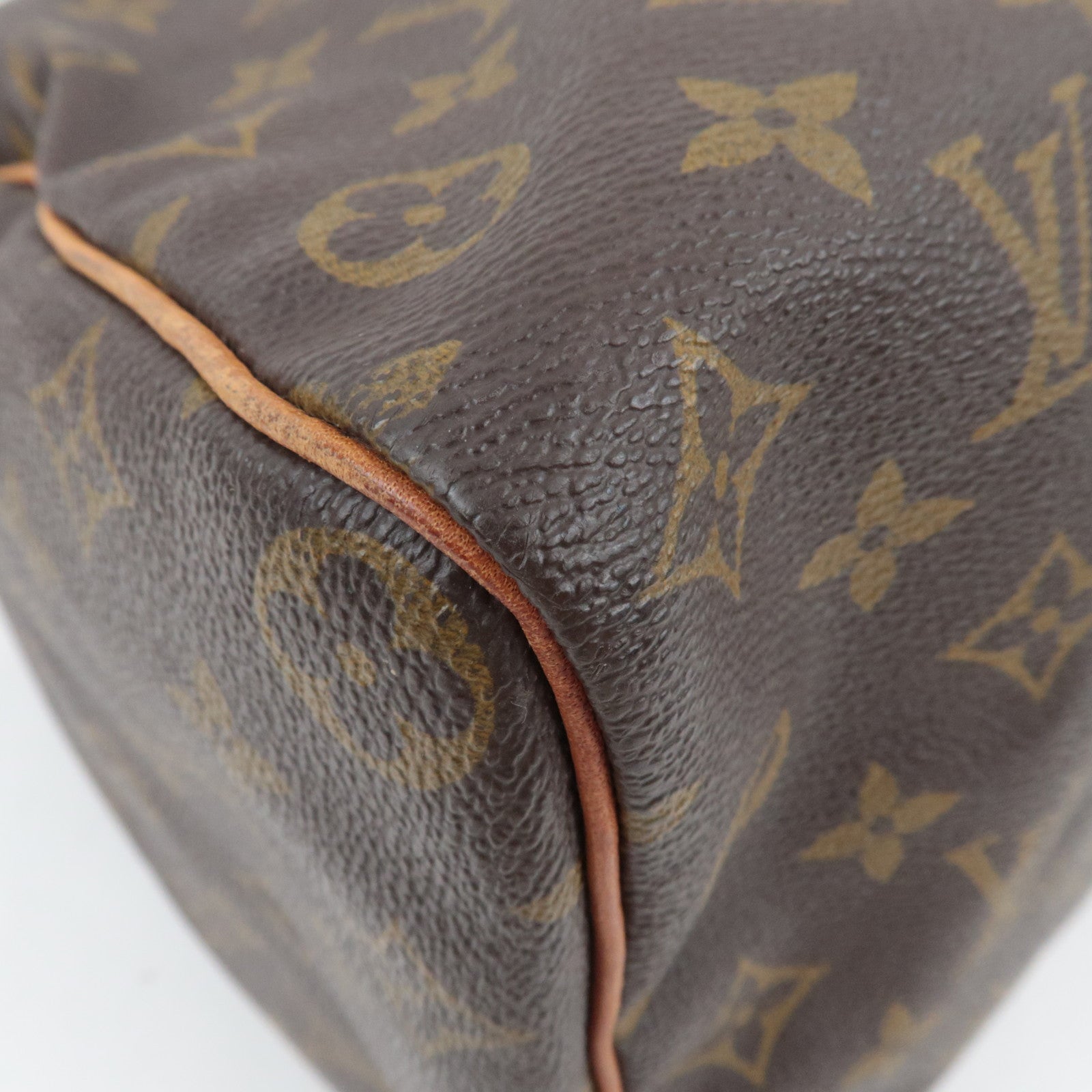 Louis Vuitton Monogram Speedy 35 Old Model Handbag M41524*Lock