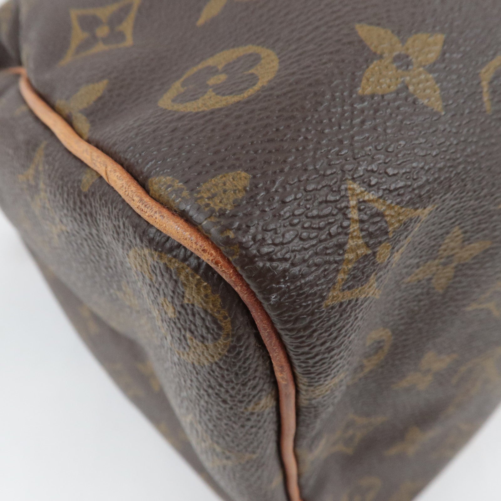 Louis Vuitton Monogram Speedy 35 Old Model Handbag M41524*Lock