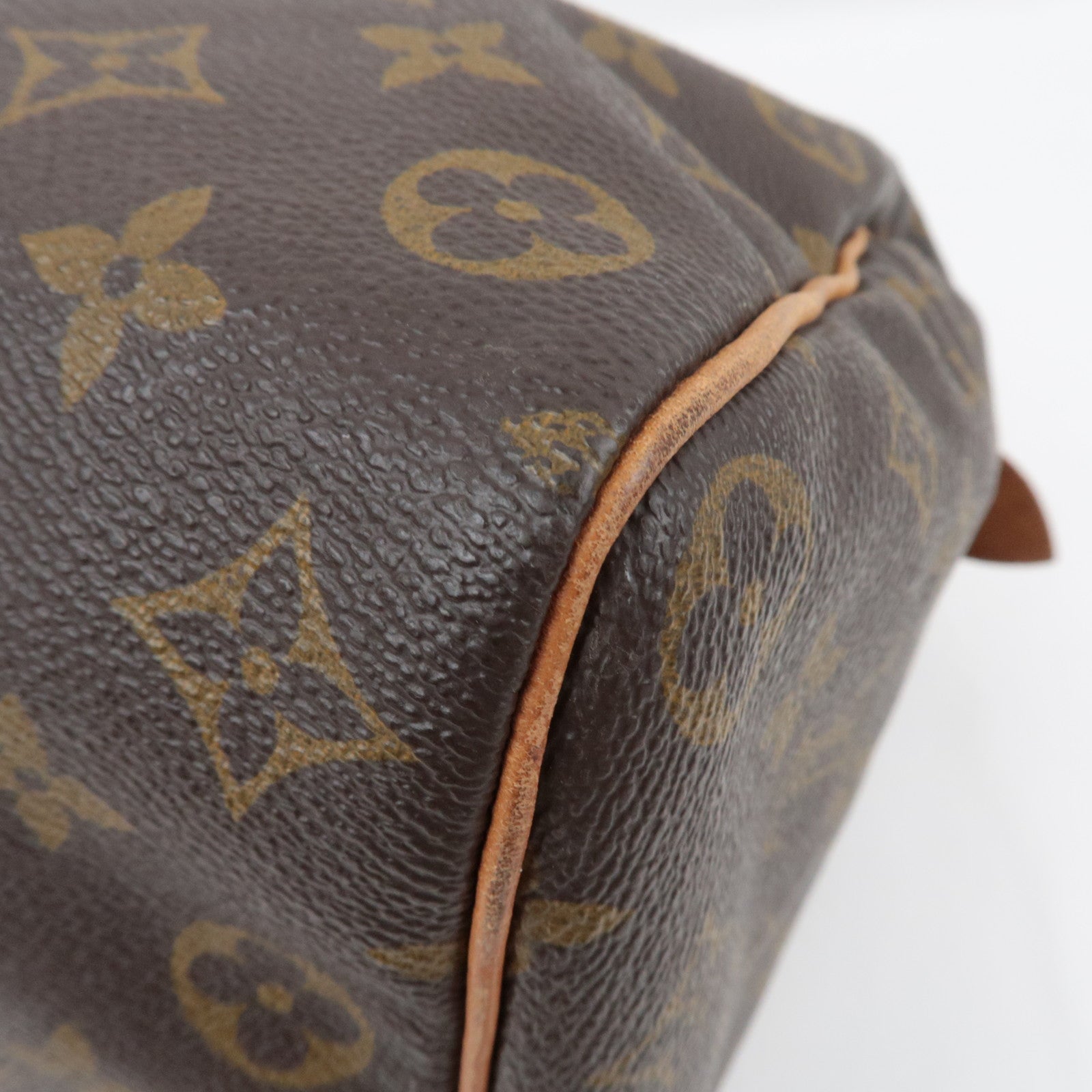 Louis Vuitton Monogram Speedy 35 Old Model Handbag M41524*Lock