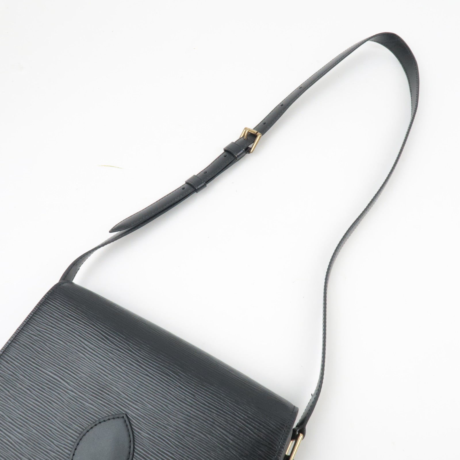 Louis Vuitton Epi Saint Cloud Shoulder Bag Noir M52192 TH0926