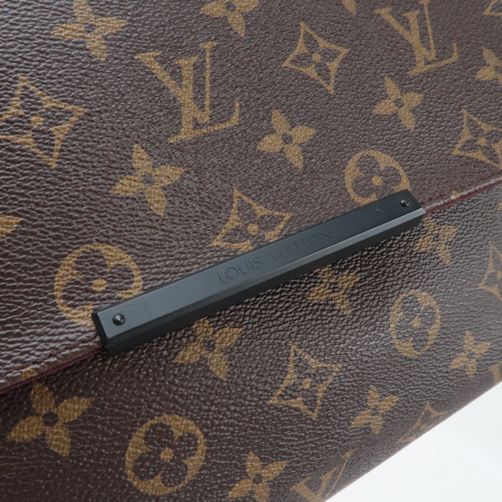Louis Vuitton Monogram Macassar District PM Shoulder Bag Noir M40935 CA4114