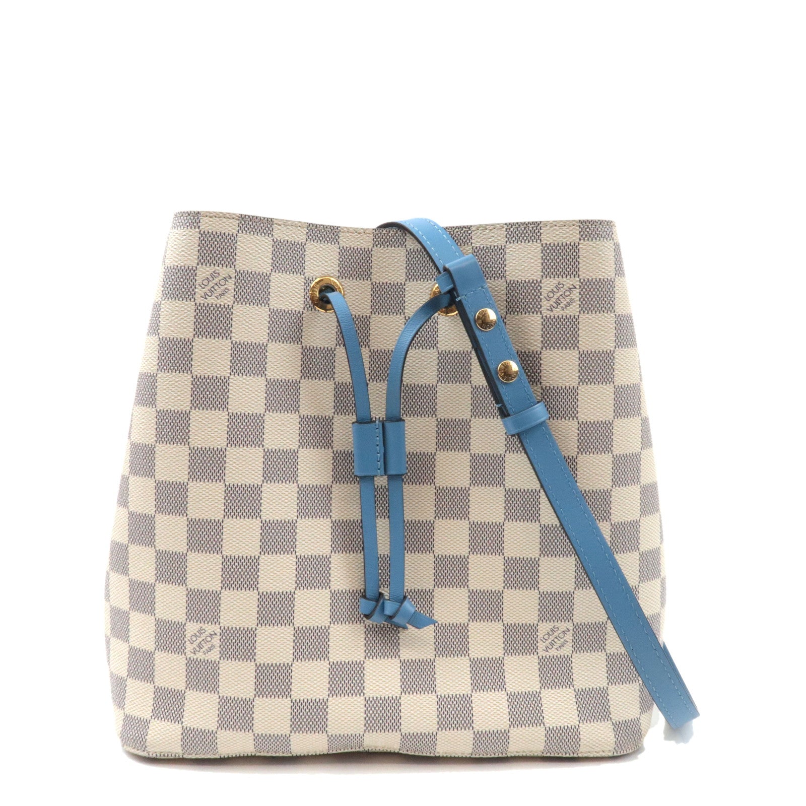 Louis Vuitton Damier Azur Neo Noe Shoulder bag Blue N40153 SP1159 *Dust Bag, Strap75751