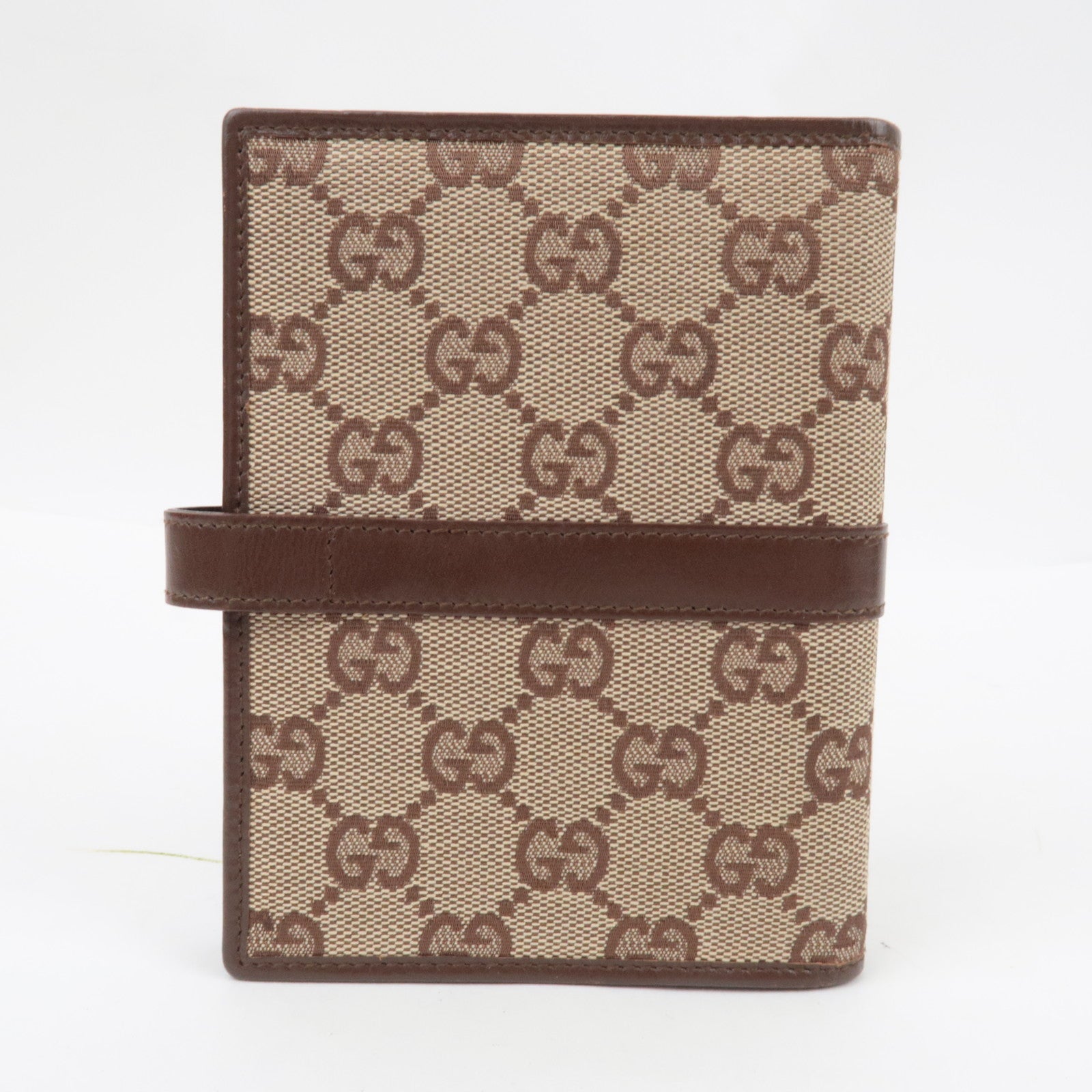 GUCCI Jackie Plananer Cover GG Canvas Leather Beige Brown 031.1147