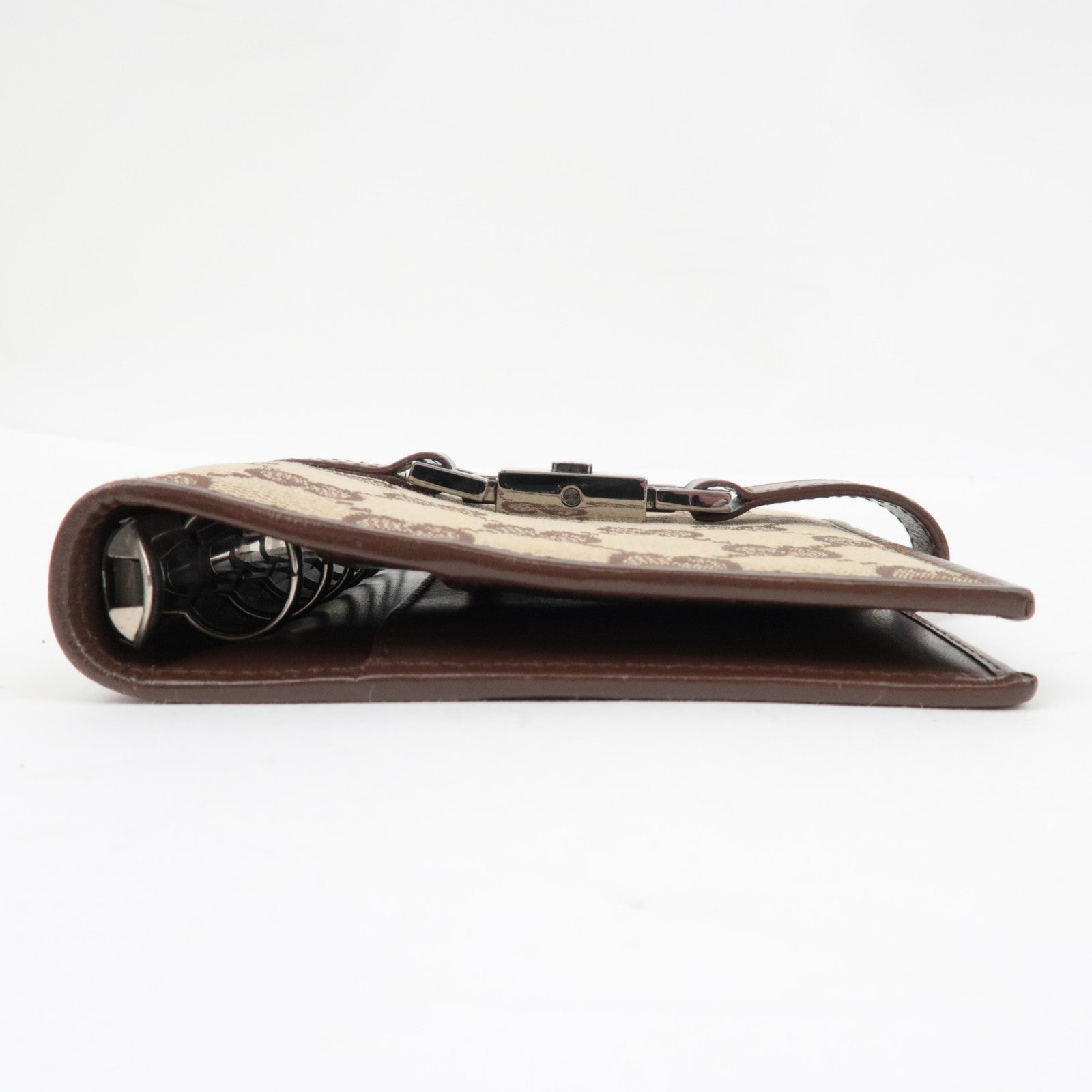 GUCCI Jackie Plananer Cover GG Canvas Leather Beige Brown 031.1147