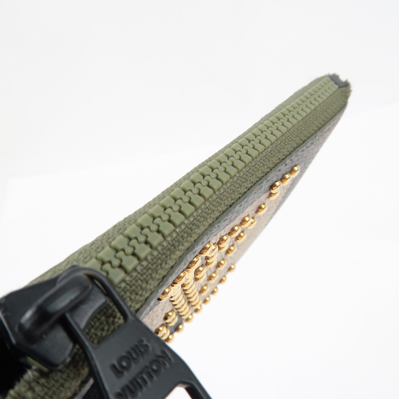 Louis Vuitton Damier Pop Damoflage Pochette Cles Coin Case Khaki M83175 RFID