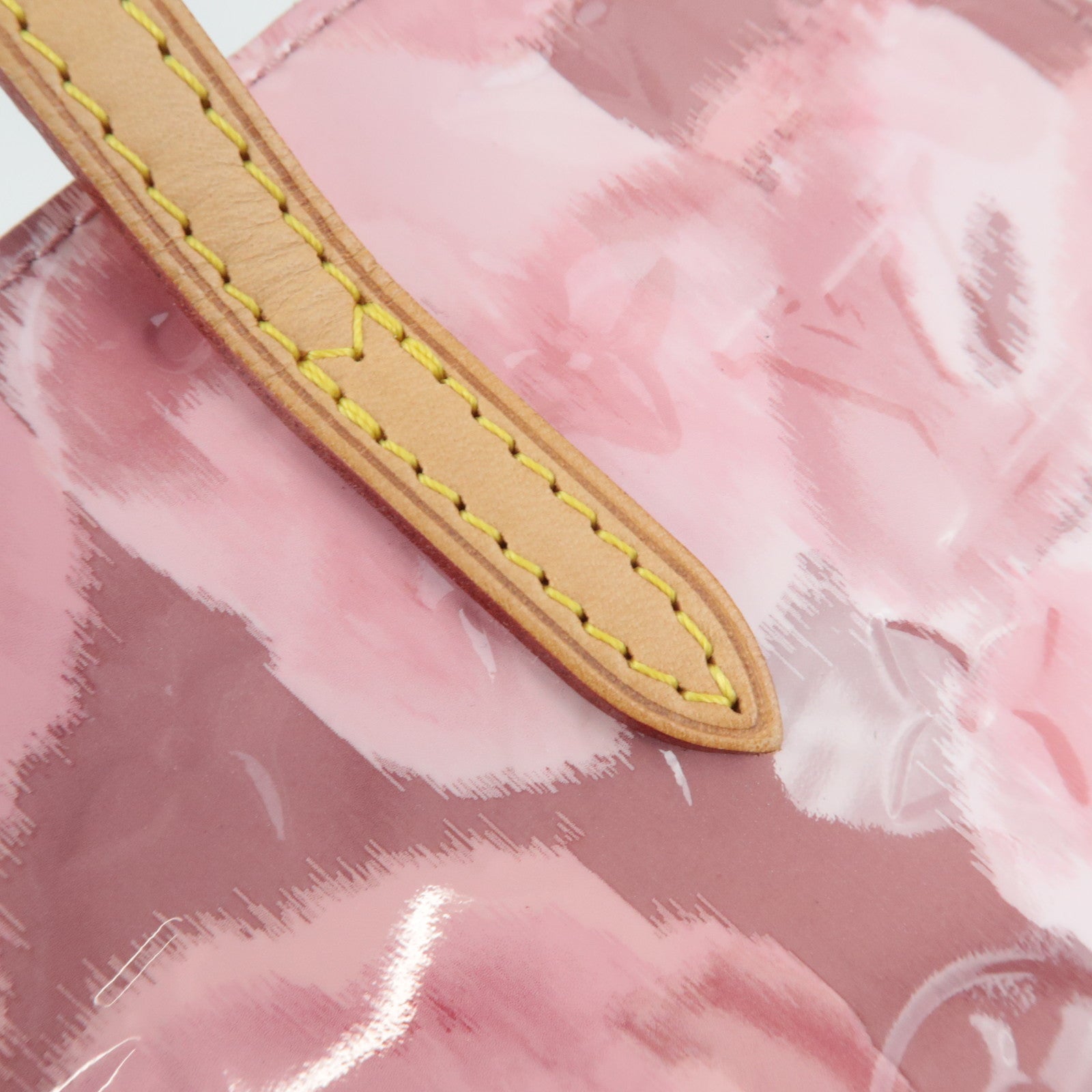 Louis Vuitton Monogram Vernis Ikat Flower Catalina BB Tote Bag Rose Velour M90040 SN0183 *Dust bag