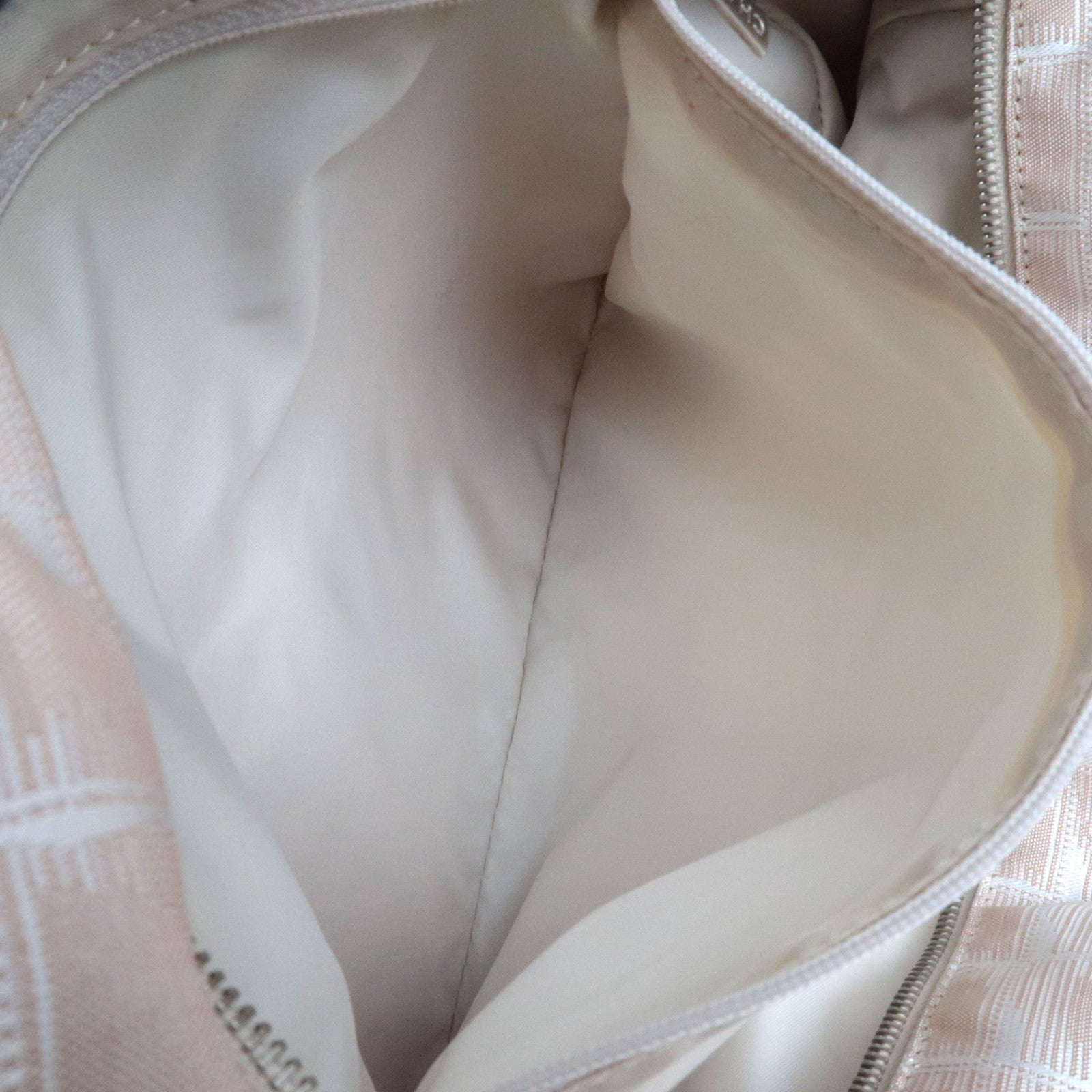 CHANEL New Travel Line Tote GM Nylon Jacquard Leather Beige A15825 *Dust Bag, G Card