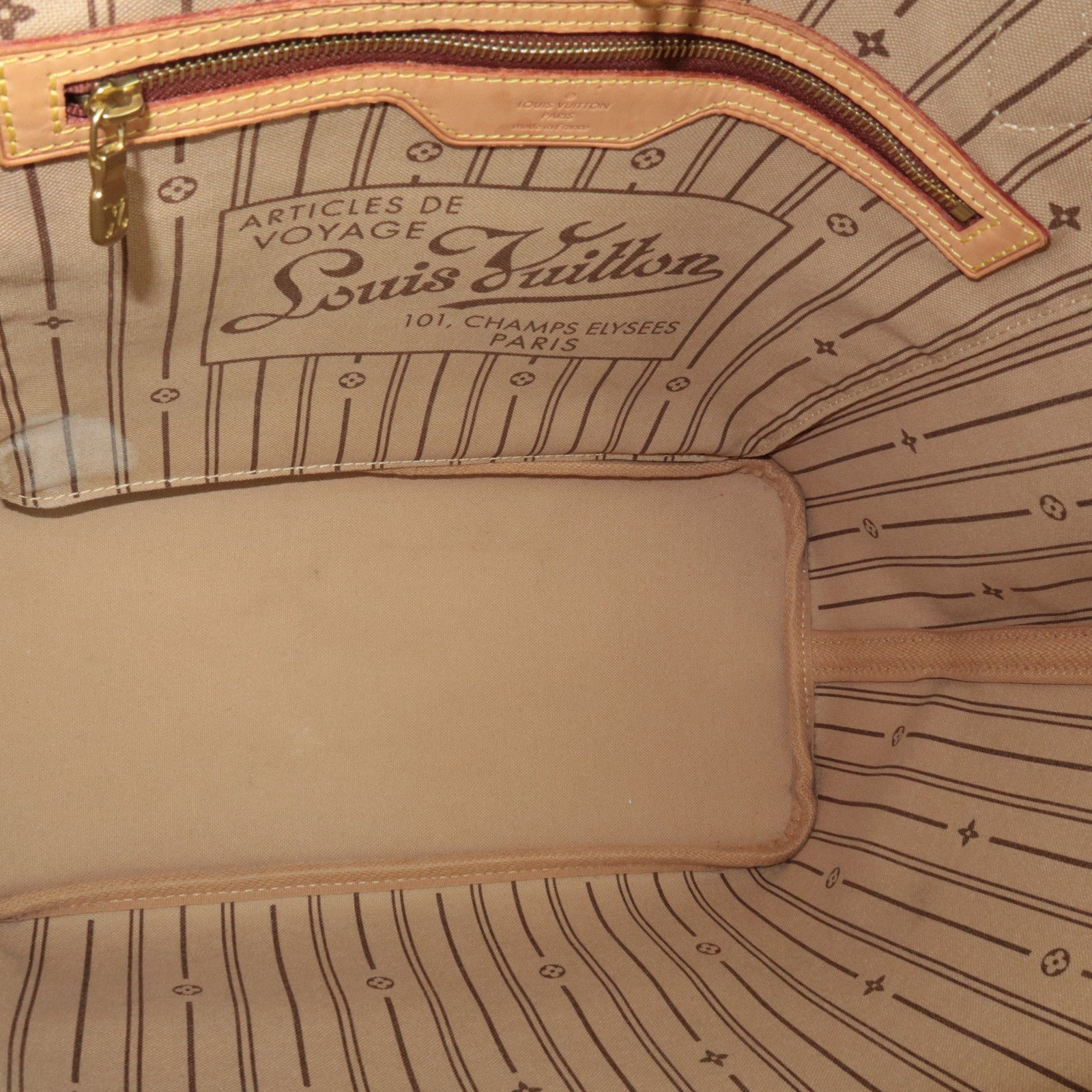 Louis Vuitton Monogram Neverfull MM Tote Bag M40156 SF4162