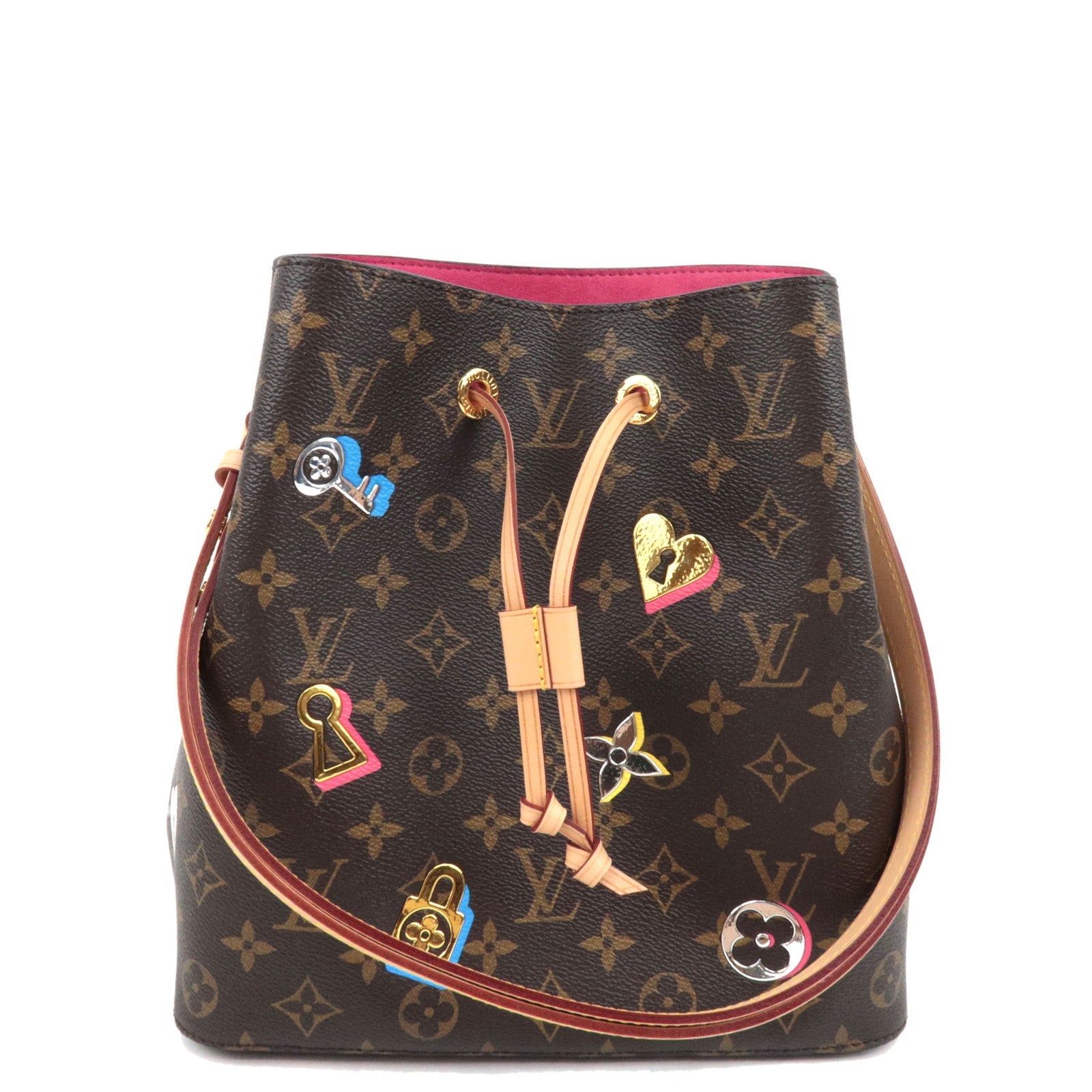 Louis Vuitton Monogram Neonoe Lovelock Shoulder Bag M44369 RFID *Box, Dust bag, shoulder strap75806