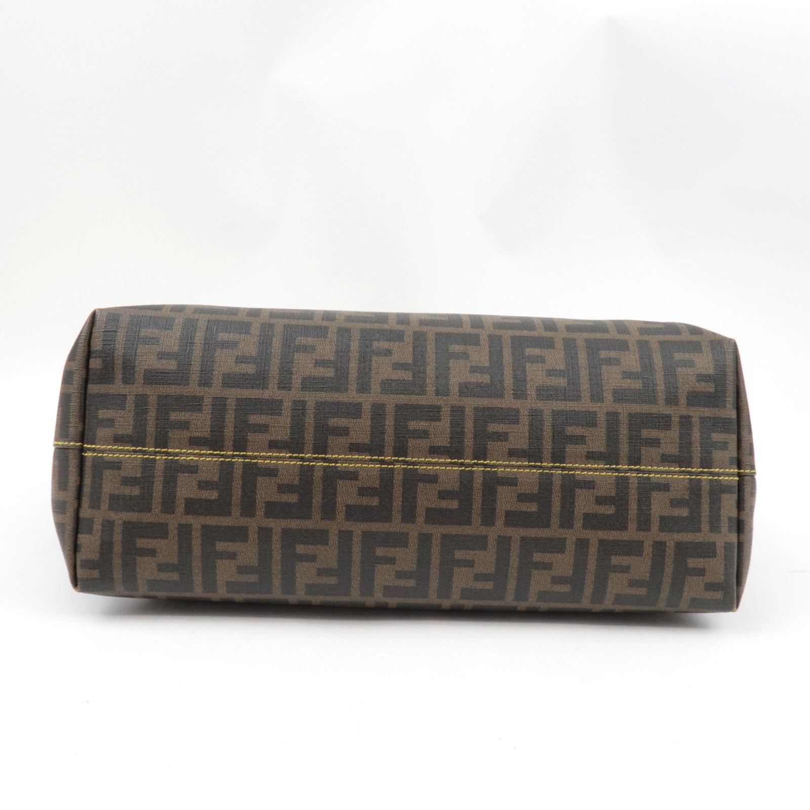 FENDI Zucca Tote Bag PVC Khaki Black 8BH185 *Dust bag