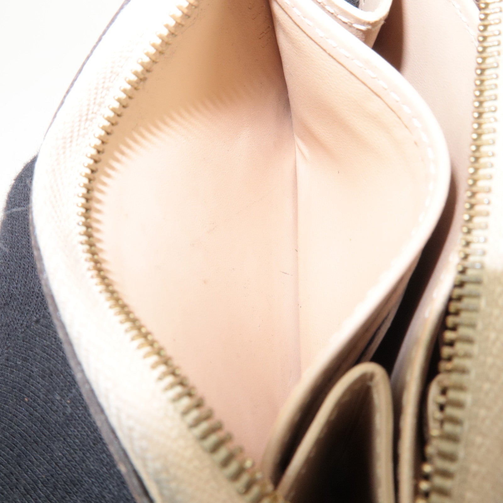 Louis Vuitton Monogram Vernis Zippy Coin Purse Wallet Dunne M90203 TS3185