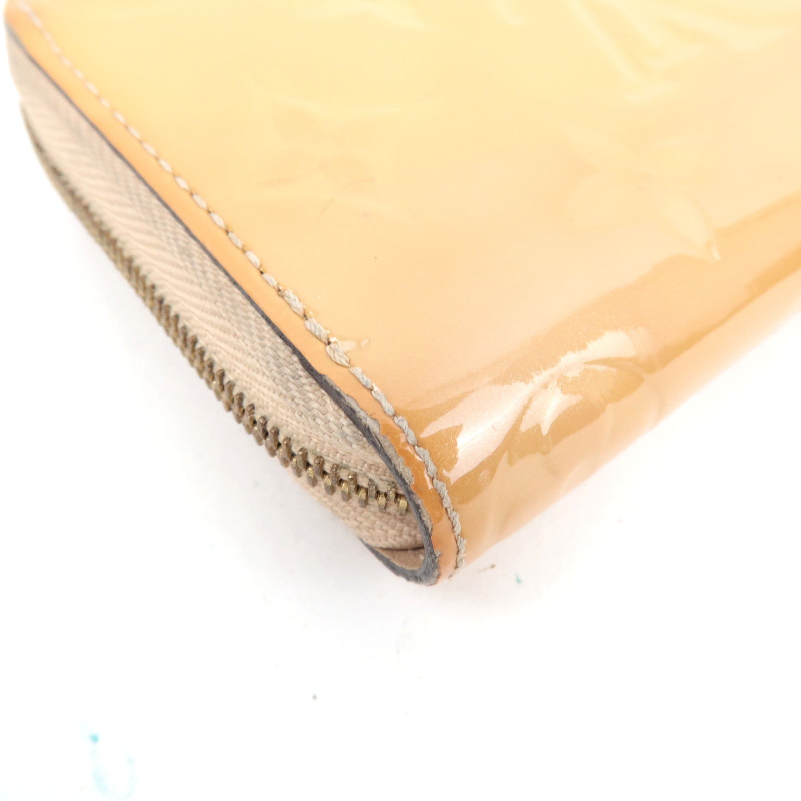 Louis Vuitton Monogram Vernis Zippy Coin Purse Wallet Dunne M90203 TS3185