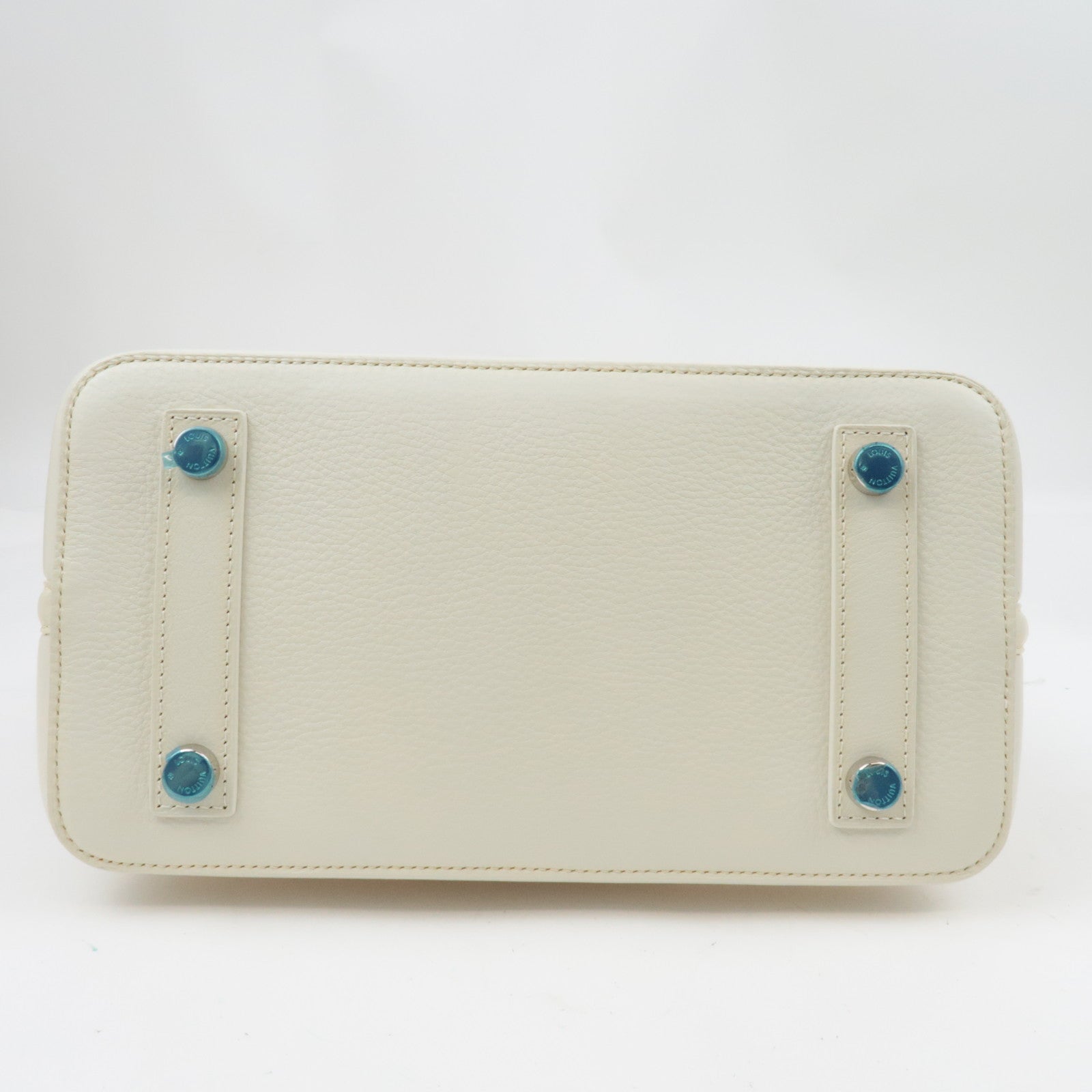 Louis Vuitton Monogram Transparence Lock It Hand Bag White M40699 FO1112 *Dust Bag, Key Lock, Crochette