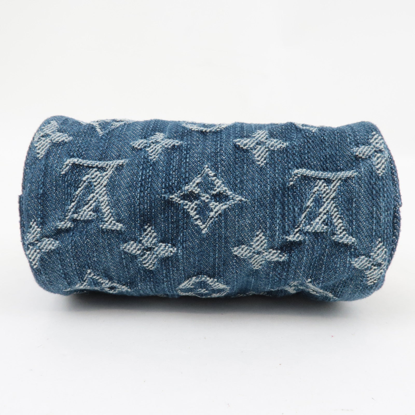 Louis Vuitton Monogram Denim Pouch for Trousse Speedy PM Mini Pouch Blue M95082 TH1026 *Box, Dust bag