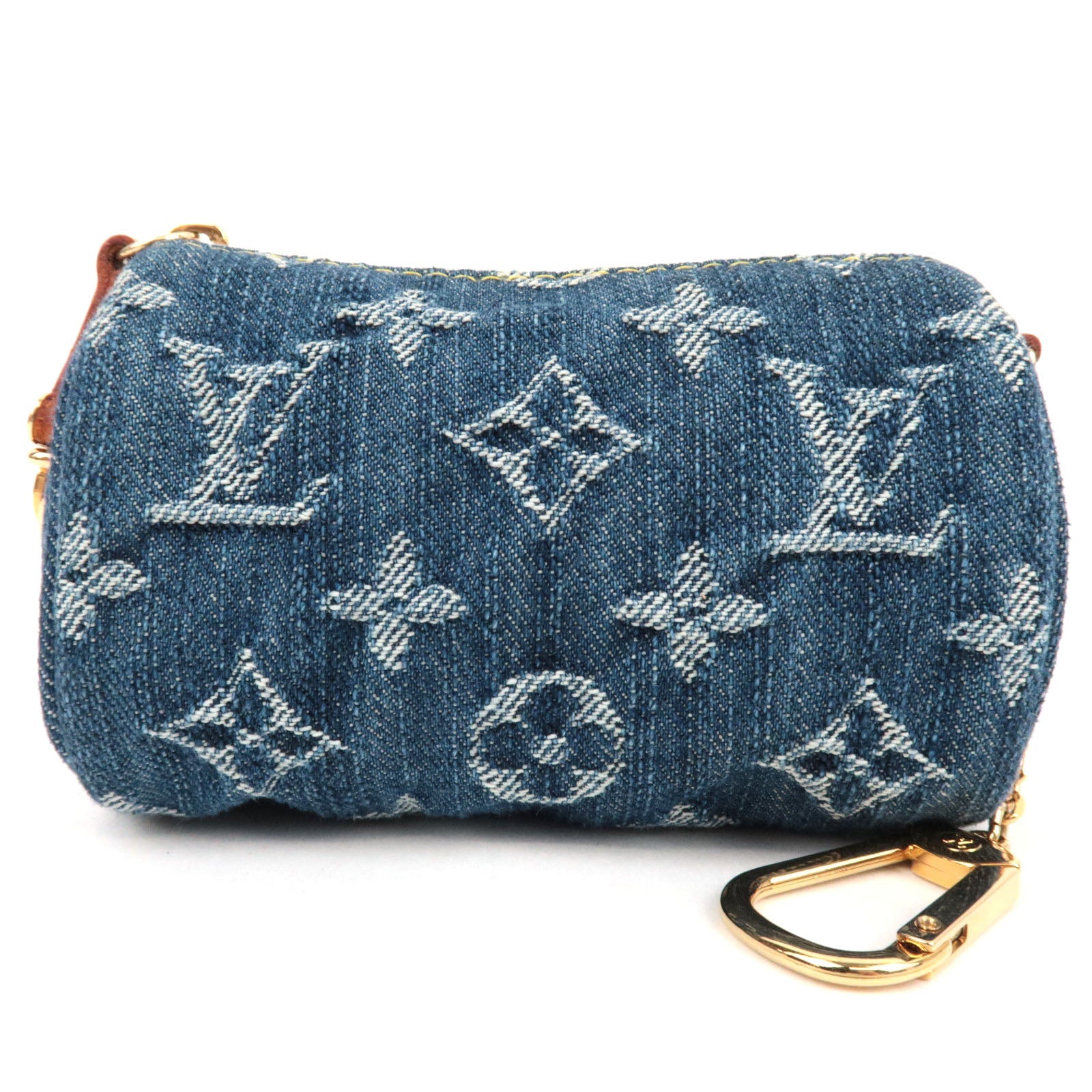 Louis Vuitton Monogram Denim Pouch for Trousse Speedy PM Mini Pouch Blue M95082 TH1026 *Box, Dust bag75969