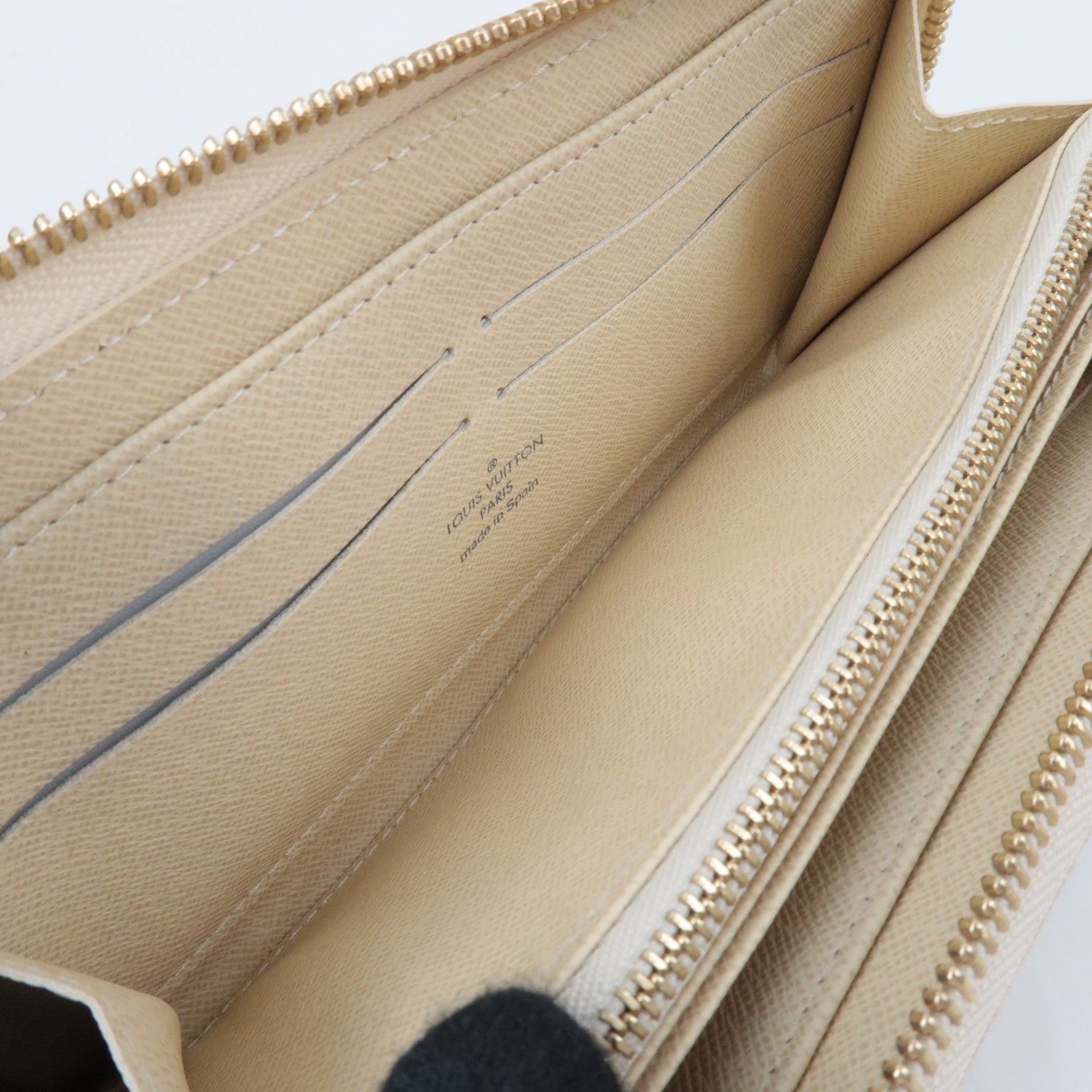 Louis Vuitton Damier Azur Zippy Wallet Long Wallet N60019 CA1029 *Box, Dust bag