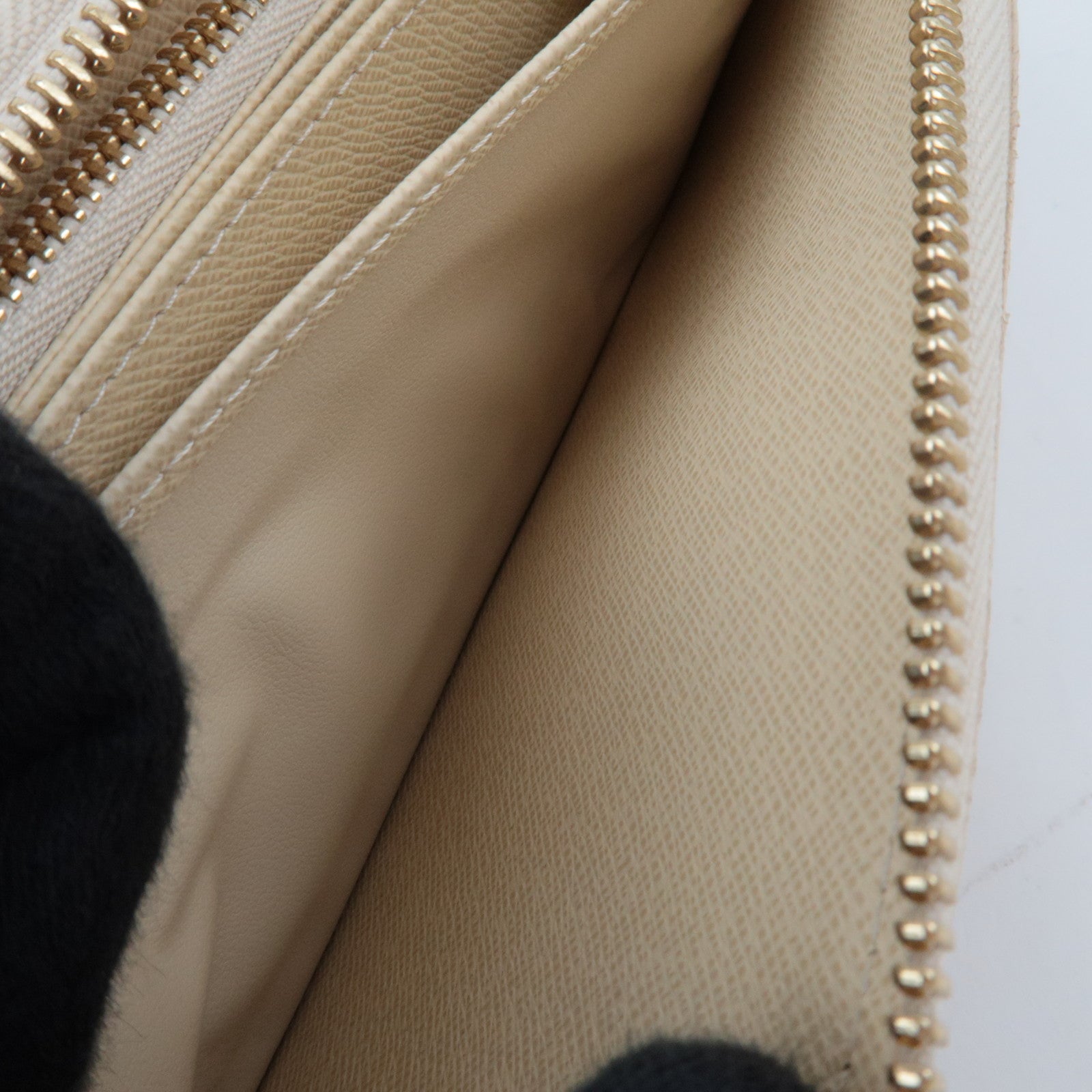 Louis Vuitton Damier Azur Zippy Wallet Long Wallet N60019 CA1029 *Box, Dust bag