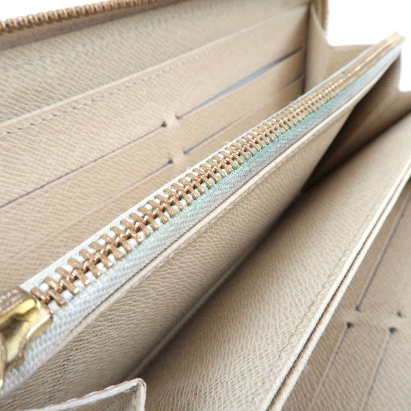 Louis Vuitton Damier Azur Zippy Wallet Long Wallet N60019 CA1114