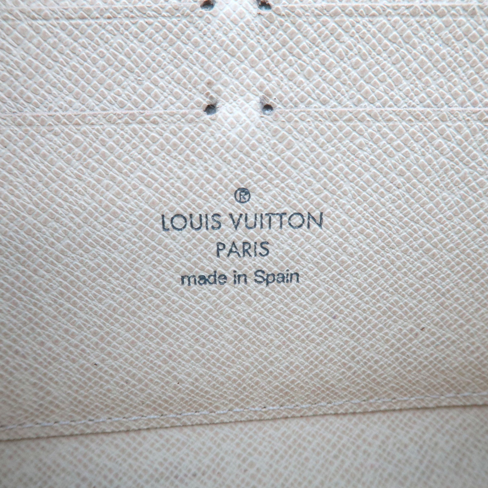 Louis Vuitton Damier Azur Zippy Wallet Long Wallet N60019 CA1114