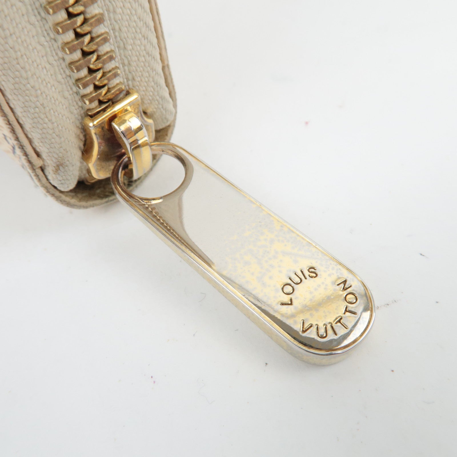 Louis Vuitton Damier Azur Zippy Wallet Long Wallet N60019 CA1114