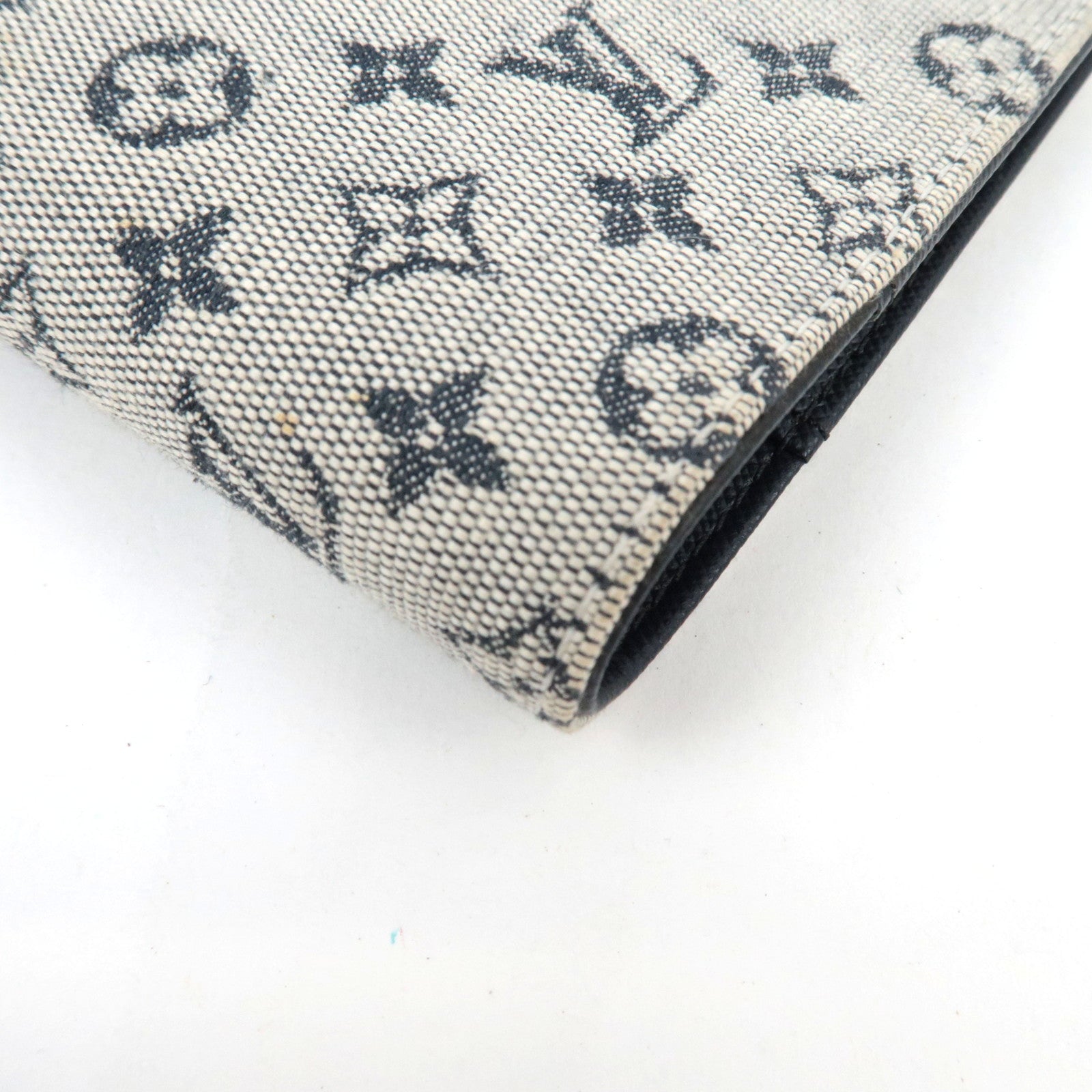 Louis Vuitton Monogram Mini Agenda PM Planner Cover Blue R20910 CA0042