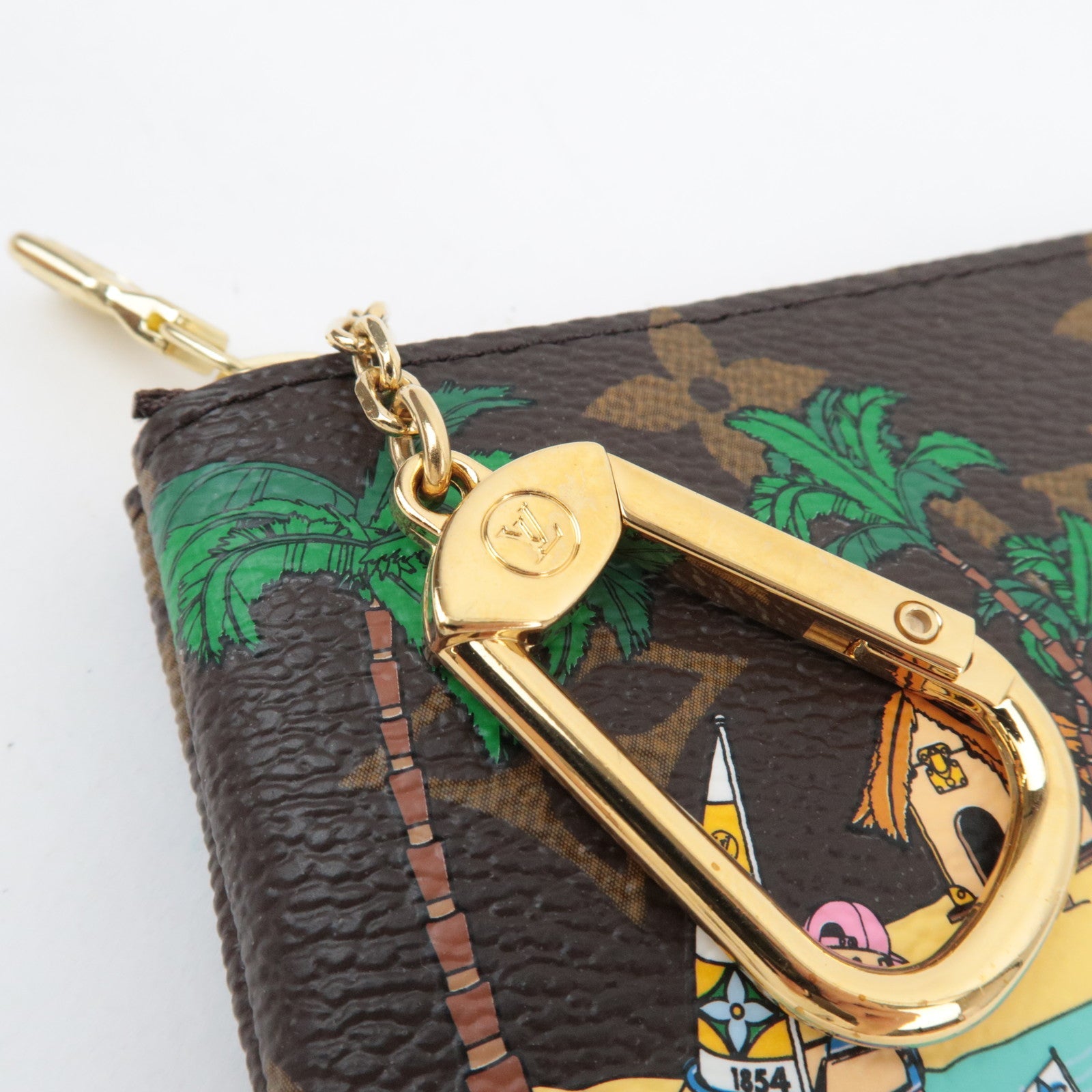 Louis Vuitton Monogram Vivienne Holiday Pochette Cles Coin Case M82615 CT3213 *Box, Dust bag