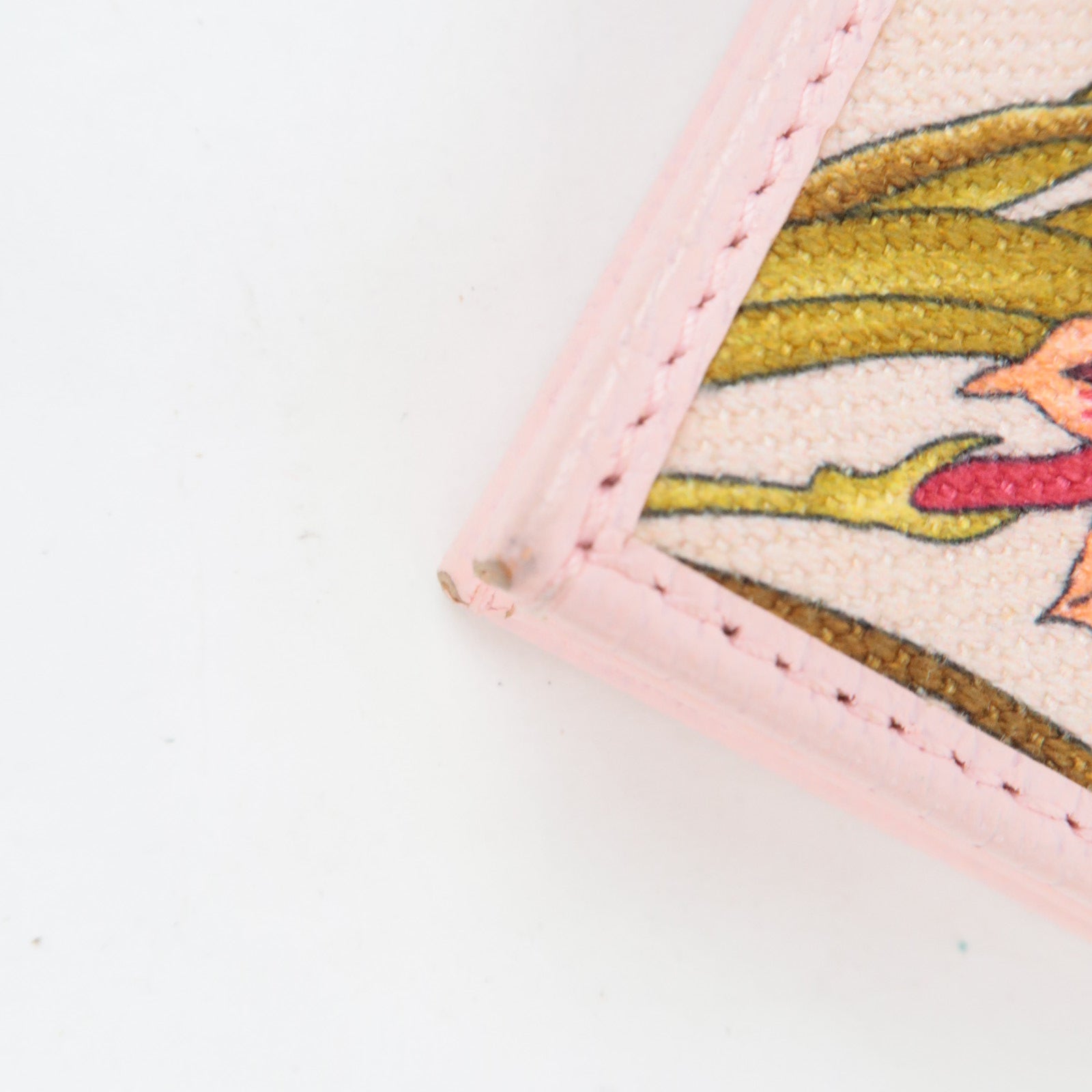 GUCCI GG Marmont Flora Bi-Fold Wallet Japan Limited Canvas Leather Pink 577347 *Box, Dust bag