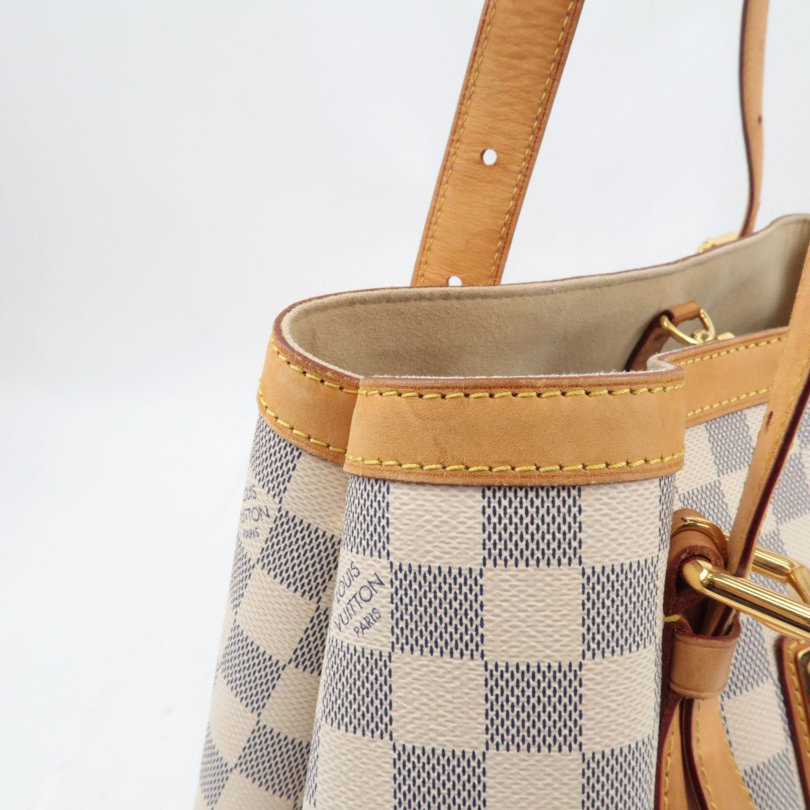 Louis Vuitton Damier Azur Hampstead MM Hand Bag N51206 CA2102