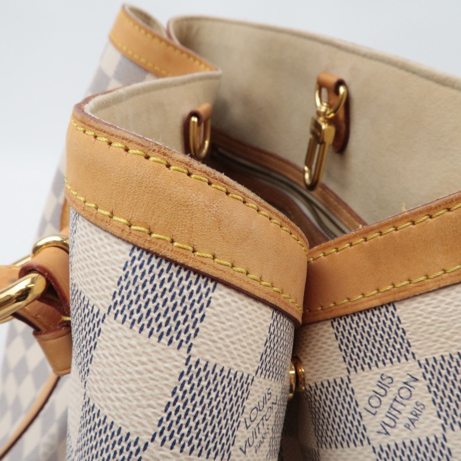 Louis Vuitton Damier Azur Hampstead MM Hand Bag N51206 CA2102