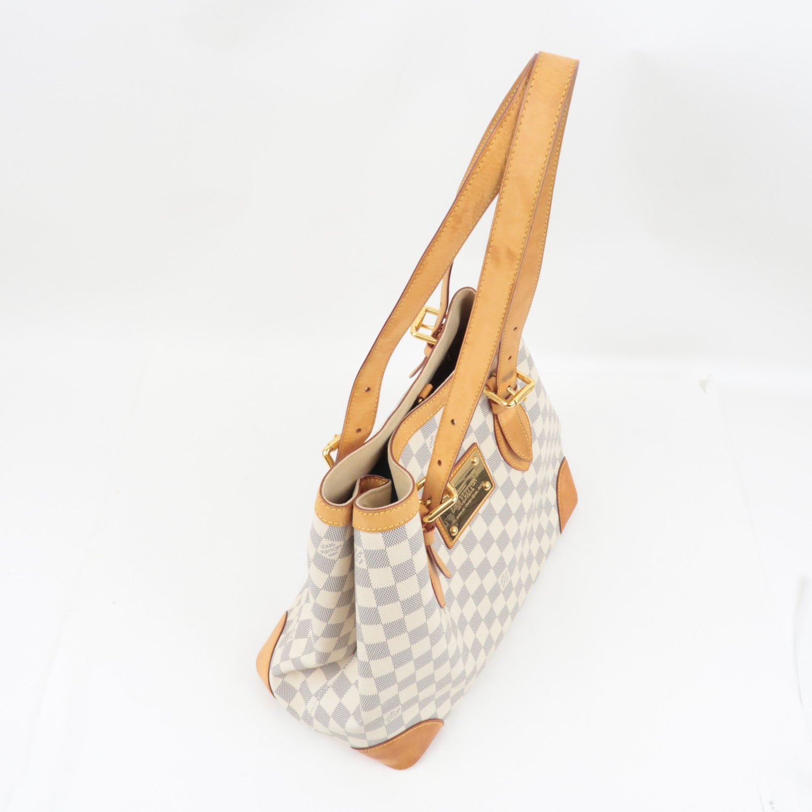 Louis Vuitton Damier Azur Hampstead MM Hand Bag N51206 CA2102
