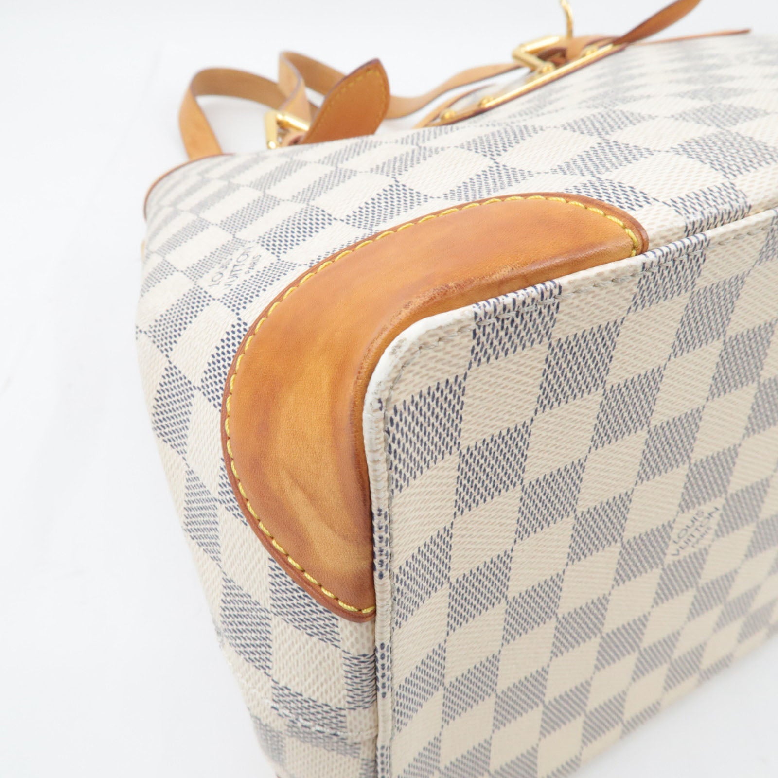Louis Vuitton Damier Azur Hampstead MM Hand Bag N51206 CA2102