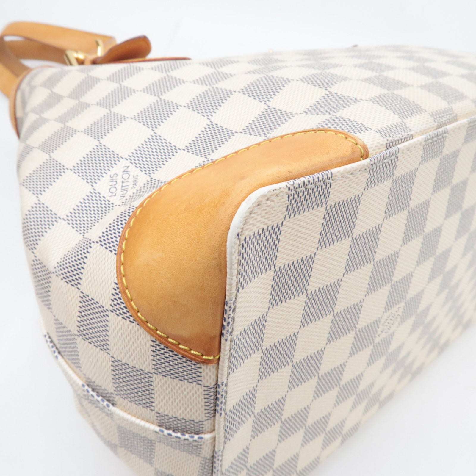 Louis Vuitton Damier Azur Hampstead MM Hand Bag N51206 CA2102